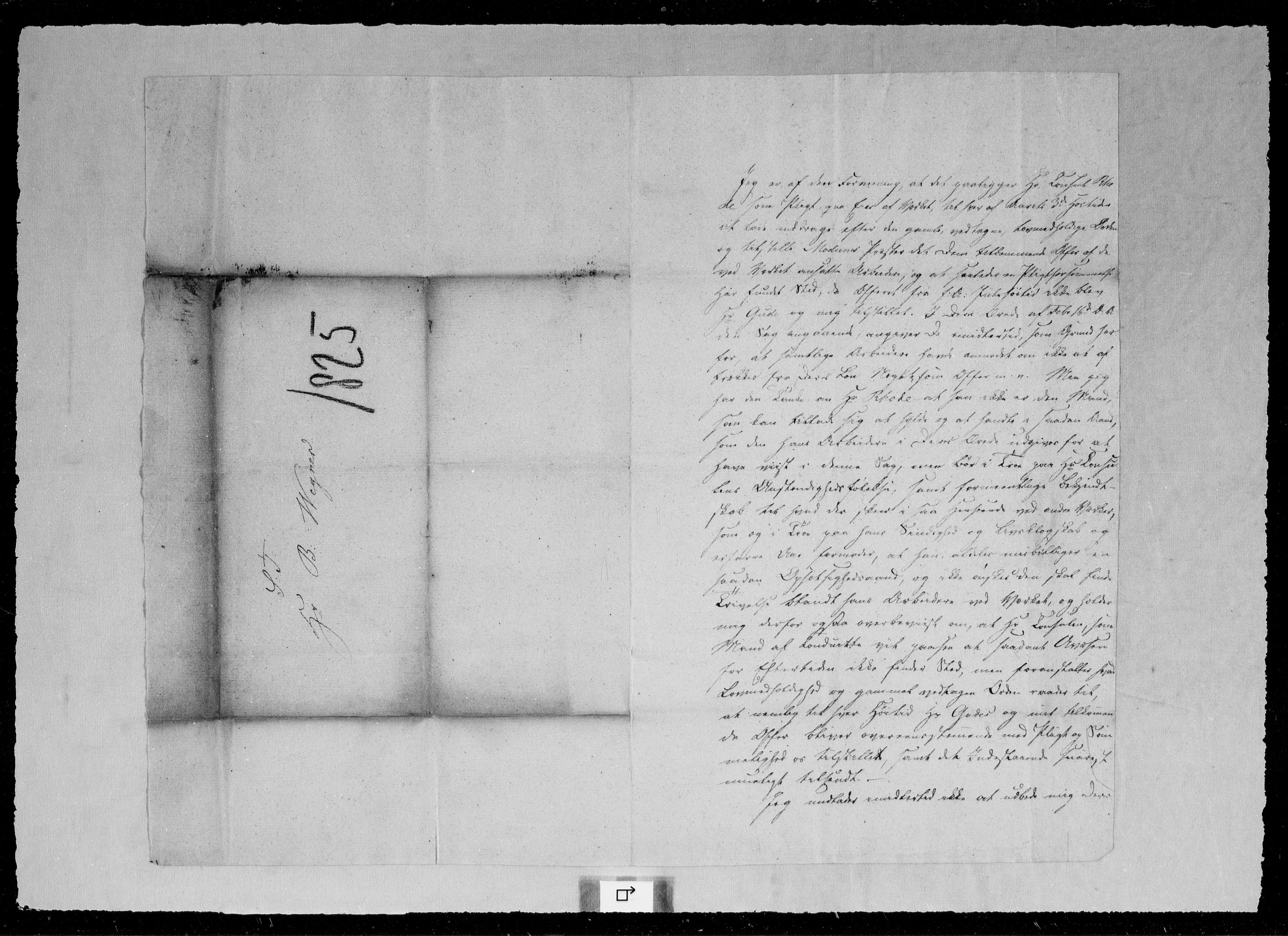 Modums Blaafarveværk, RA/PA-0157/G/Gb/L0093/0001: -- / Innkomne brev A - L, 1824-1825, p. 3