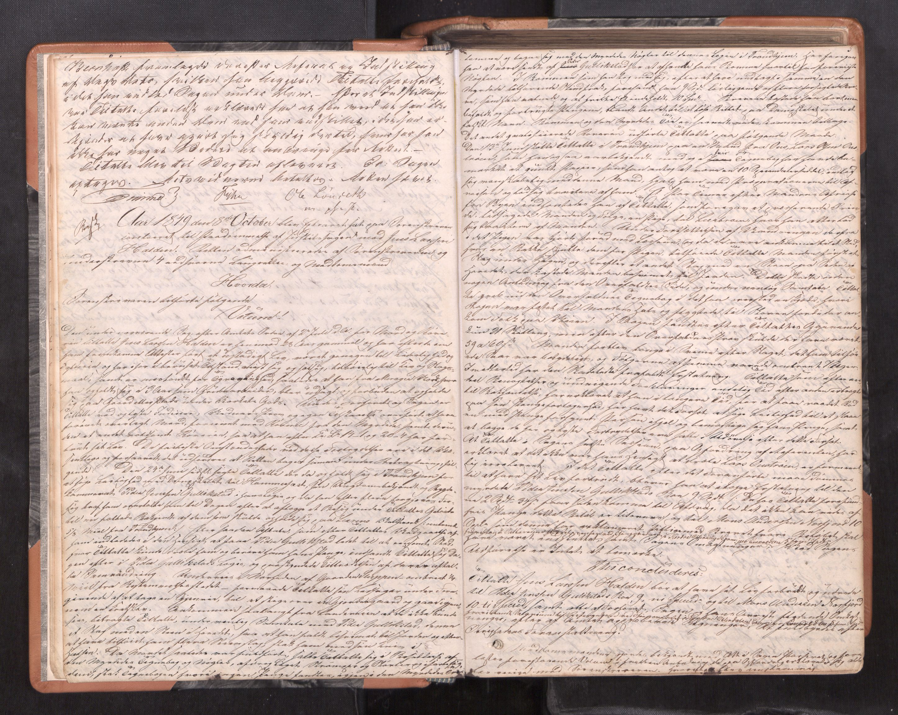 Strinda og Selbu sorenskriveri, AV/SAT-A-0015/1/1B/L0005: Ekstrarettsprot. 3, 1849-1855, p. 4b-5a