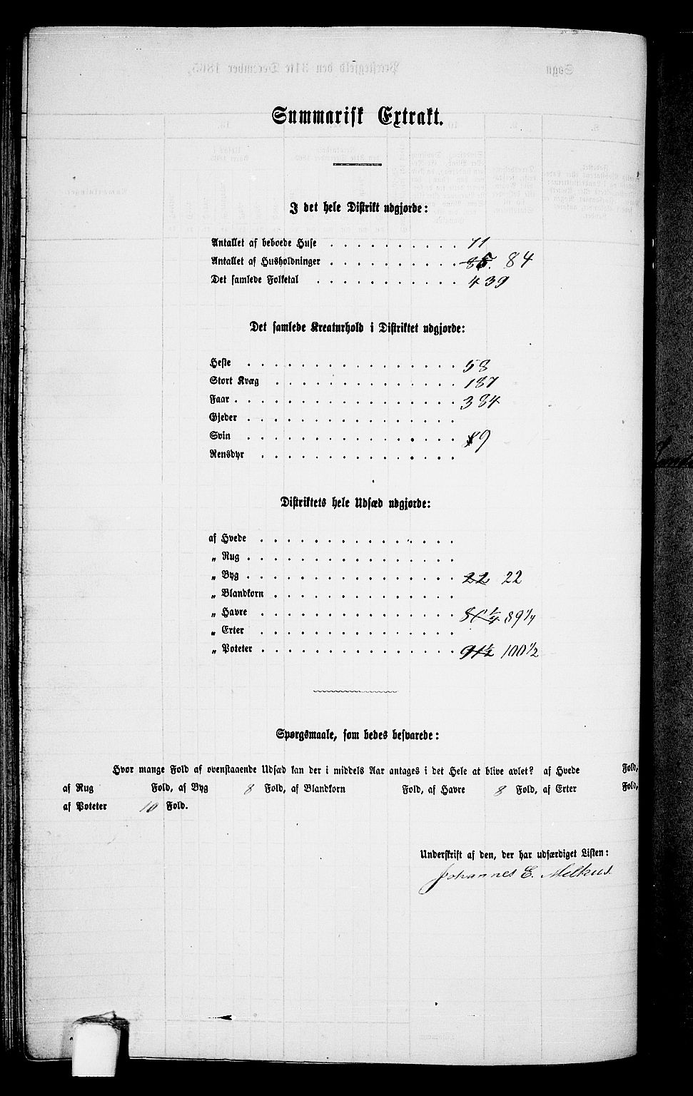 RA, 1865 census for Skudenes, 1865, p. 134