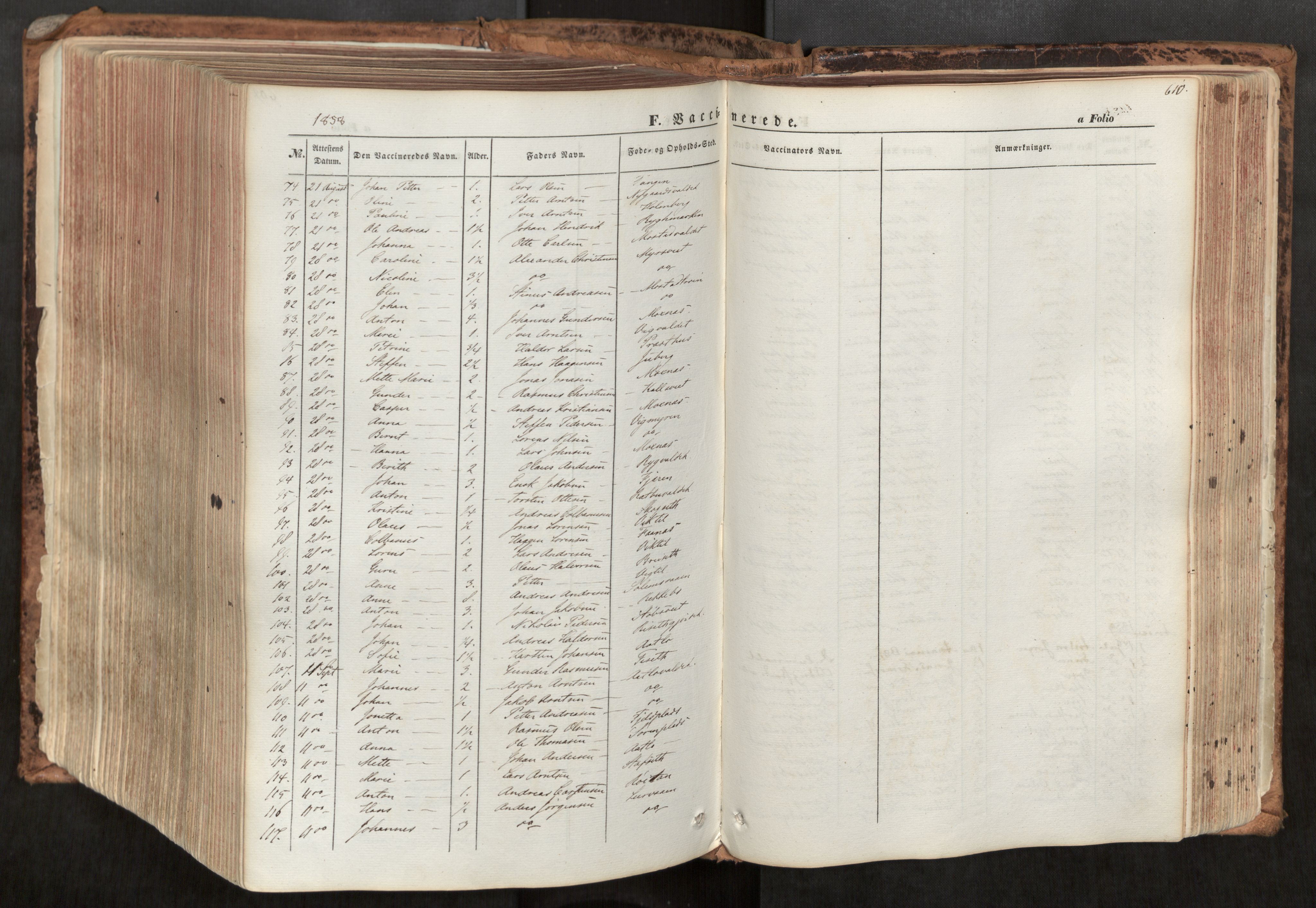 Ministerialprotokoller, klokkerbøker og fødselsregistre - Nord-Trøndelag, SAT/A-1458/713/L0116: Parish register (official) no. 713A07, 1850-1877, p. 610