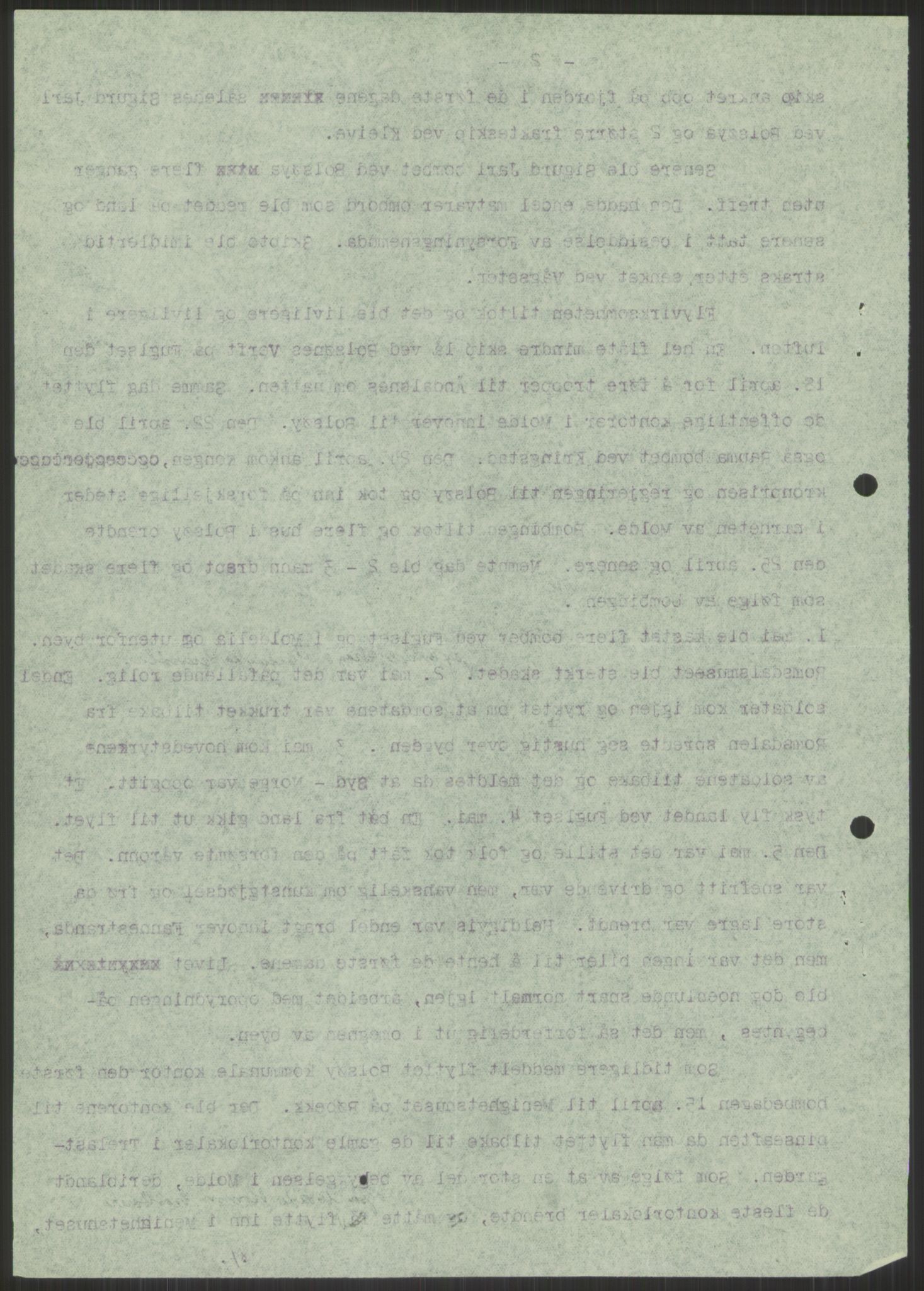 Forsvaret, Forsvarets krigshistoriske avdeling, AV/RA-RAFA-2017/Y/Ya/L0015: II-C-11-31 - Fylkesmenn.  Rapporter om krigsbegivenhetene 1940., 1940, p. 589