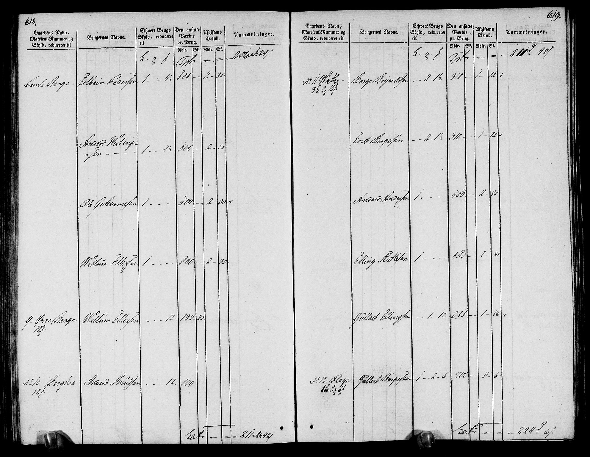 Rentekammeret inntil 1814, Realistisk ordnet avdeling, AV/RA-EA-4070/N/Ne/Nea/L0113: Nordhordland og Voss fogderi. Oppebørselsregister, 1803-1804, p. 317