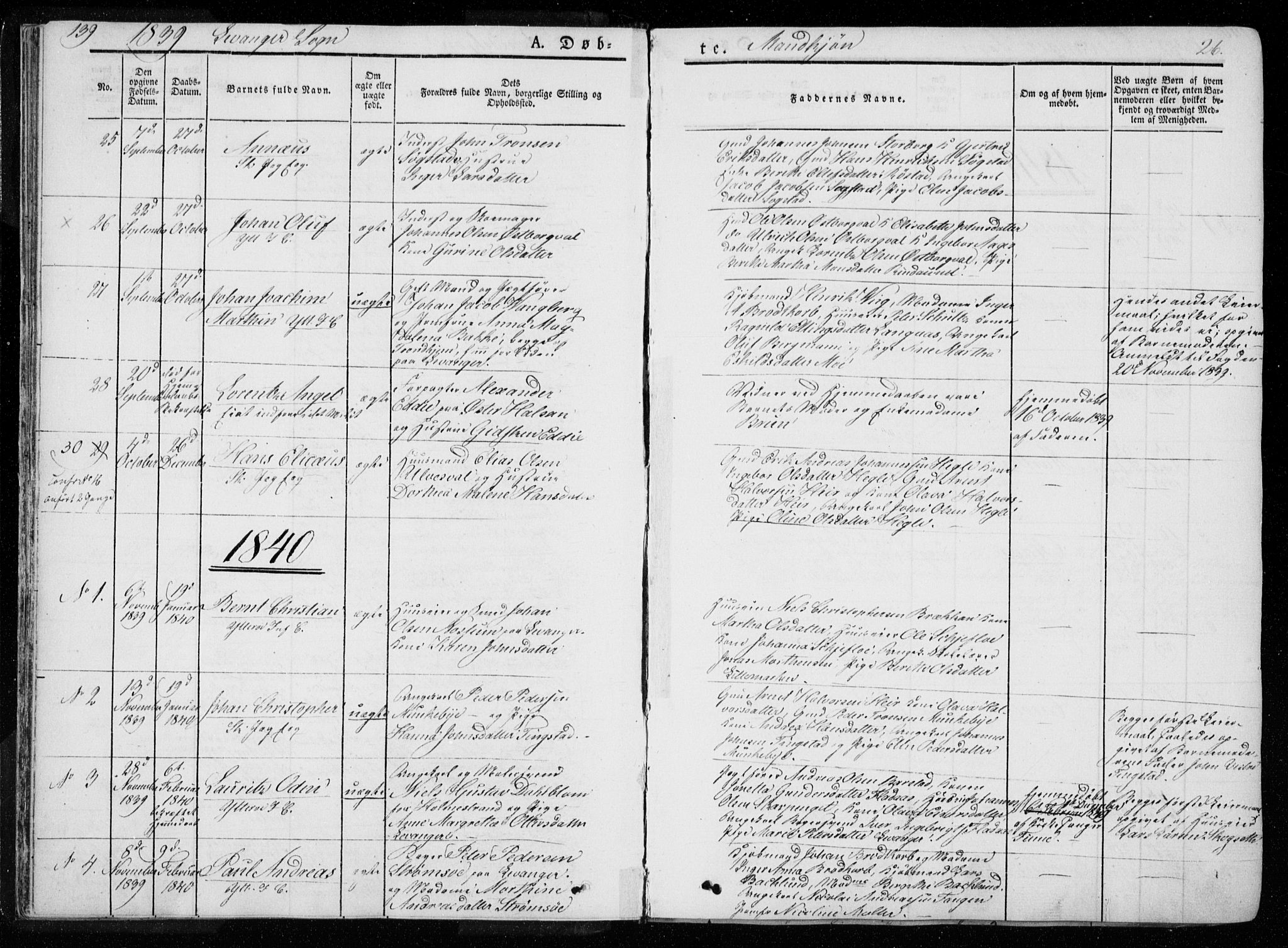 Ministerialprotokoller, klokkerbøker og fødselsregistre - Nord-Trøndelag, SAT/A-1458/720/L0183: Parish register (official) no. 720A01, 1836-1855, p. 26
