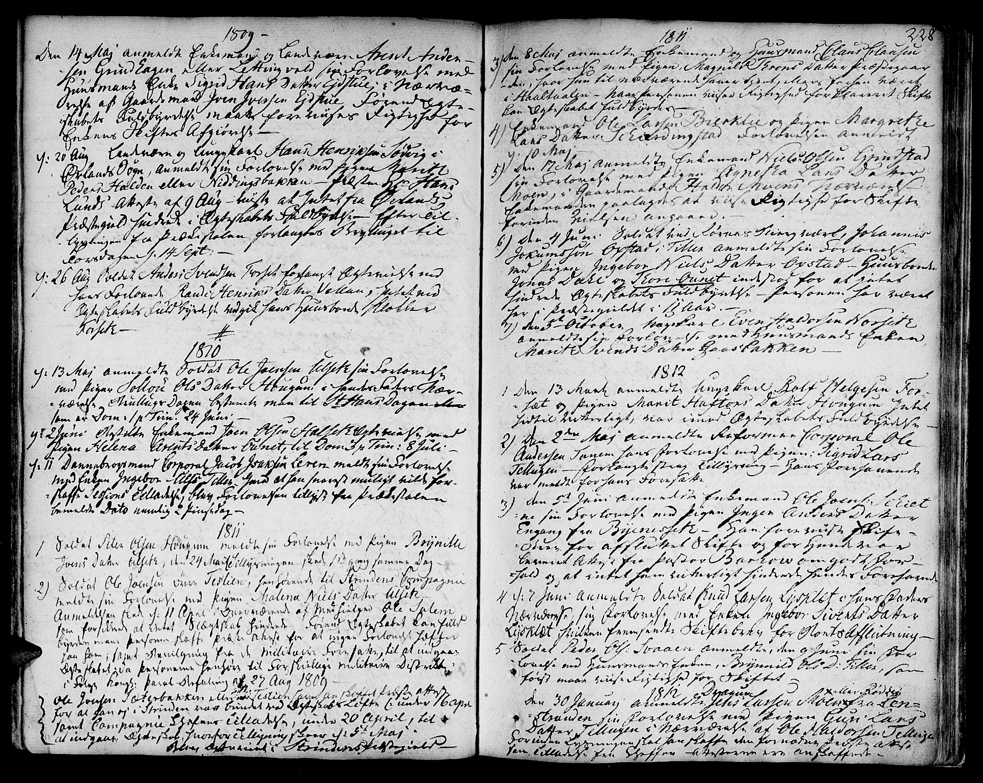 Ministerialprotokoller, klokkerbøker og fødselsregistre - Sør-Trøndelag, SAT/A-1456/618/L0438: Parish register (official) no. 618A03, 1783-1815, p. 228