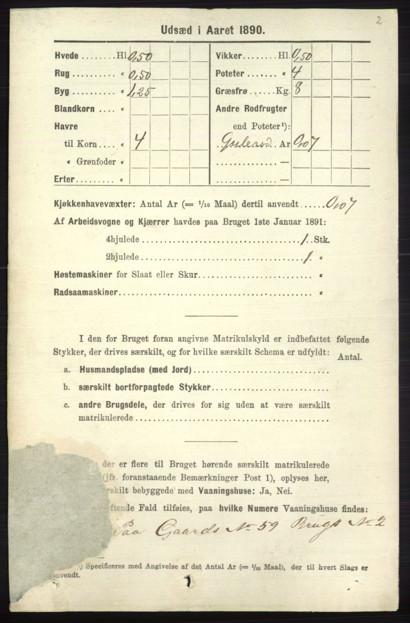 RA, 1891 census for 0728 Lardal, 1891, p. 4030