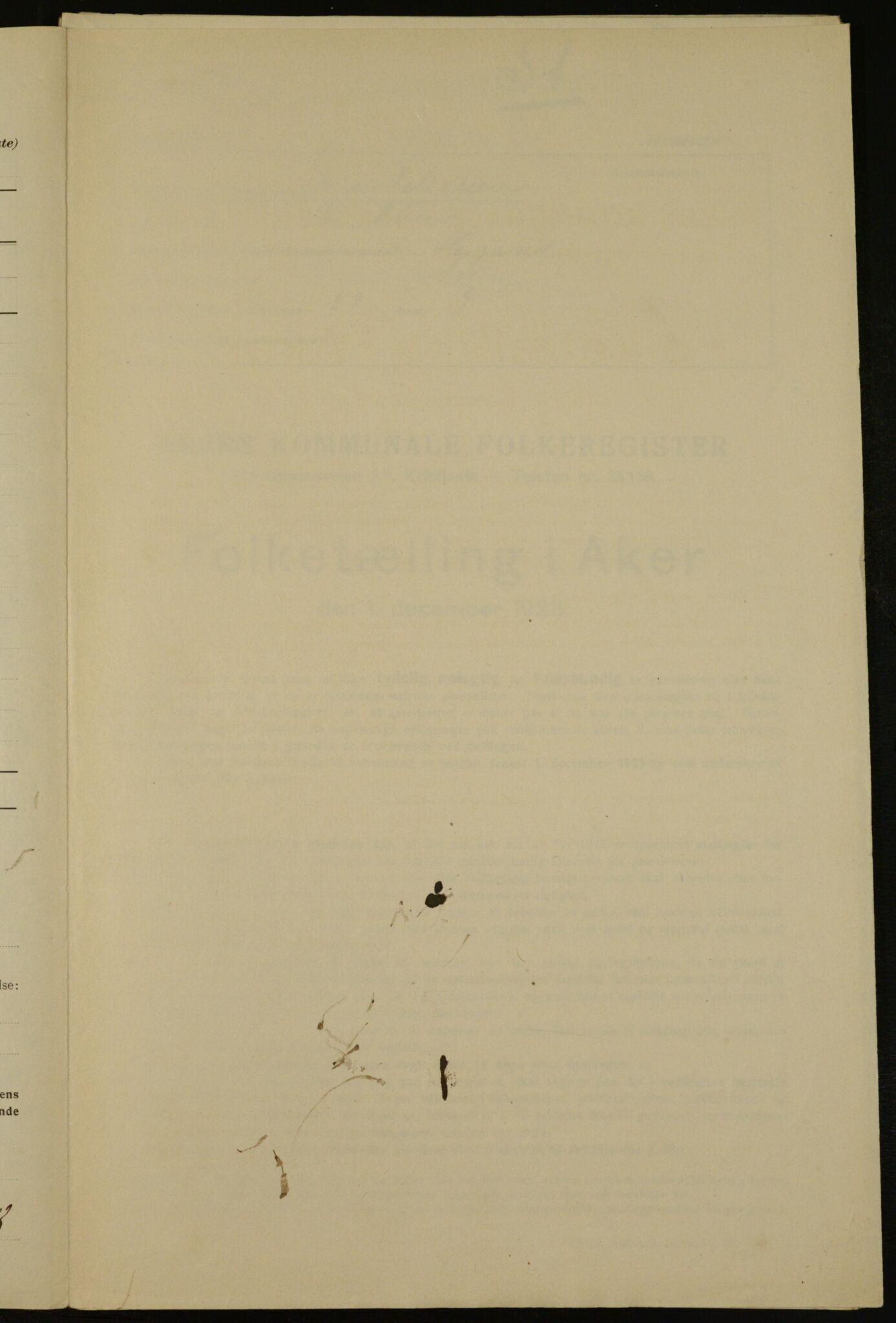 , Municipal Census 1923 for Aker, 1923, p. 14880