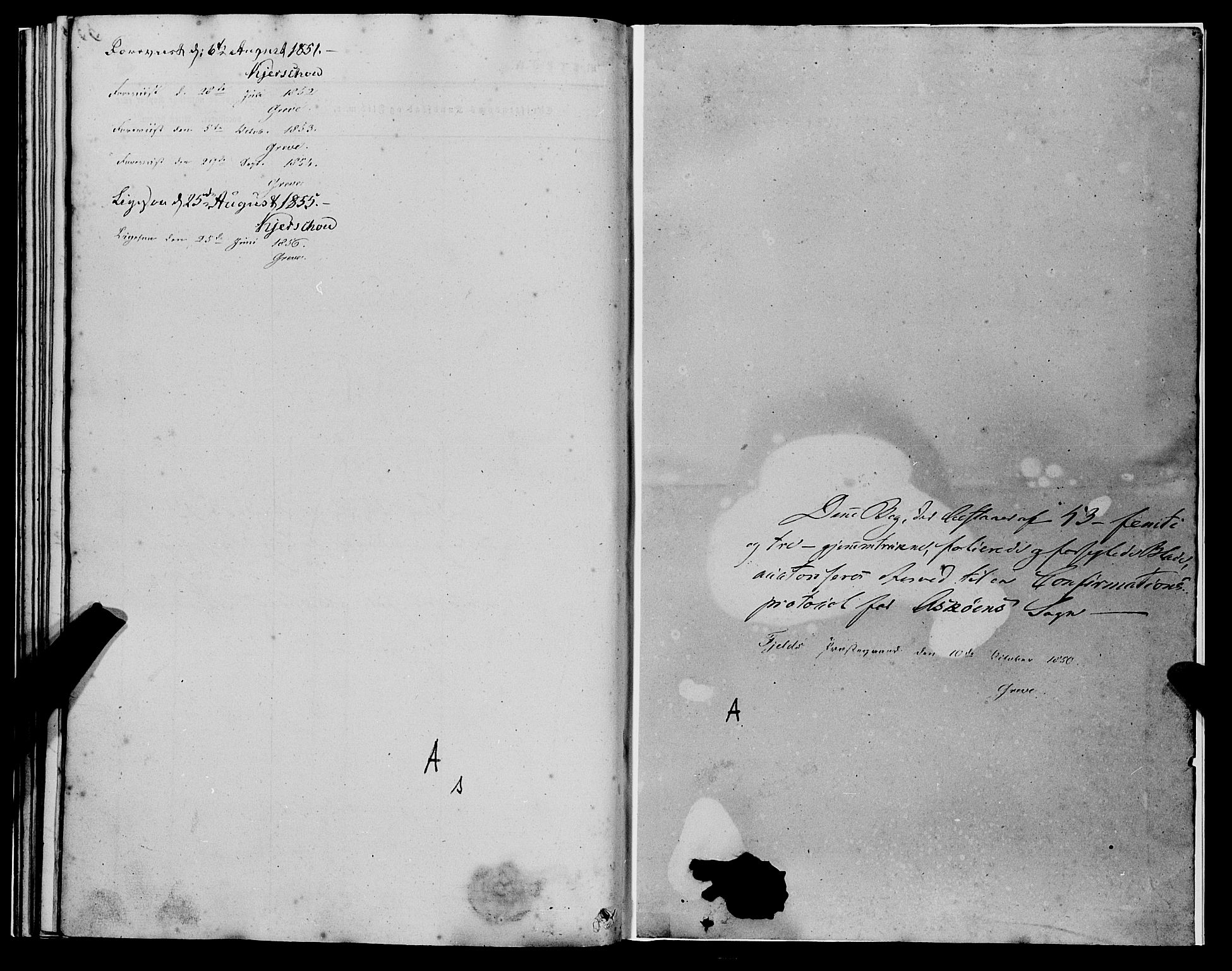 Askøy Sokneprestembete, SAB/A-74101/H/Ha/Haa/Haaa/L0010: Parish register (official) no. A 10, 1845-1854