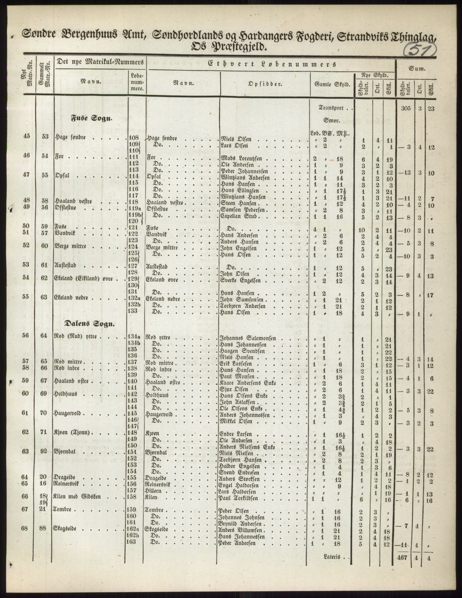 Andre publikasjoner, PUBL/PUBL-999/0002/0011: Bind 11 - Søndre Bergenhus amt: Sunnhordland og Hardanger fogderi, Stamhuset Rosendals gods og Lyse klosters gods, 1838, p. 87