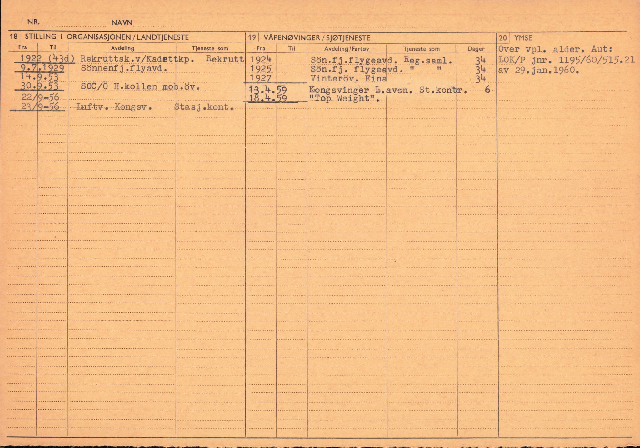 Forsvaret, Forsvarets overkommando/Luftforsvarsstaben, AV/RA-RAFA-4079/P/Pa/L0011: Personellpapirer, 1904, p. 272