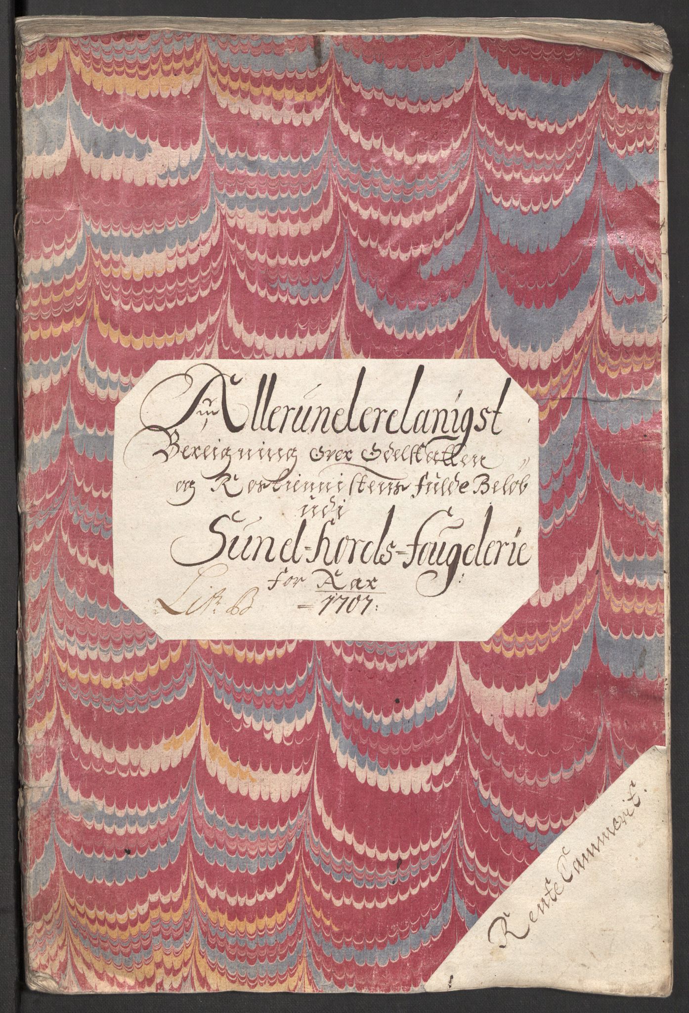 Rentekammeret inntil 1814, Reviderte regnskaper, Fogderegnskap, RA/EA-4092/R48/L2984: Fogderegnskap Sunnhordland og Hardanger, 1706-1707, p. 310