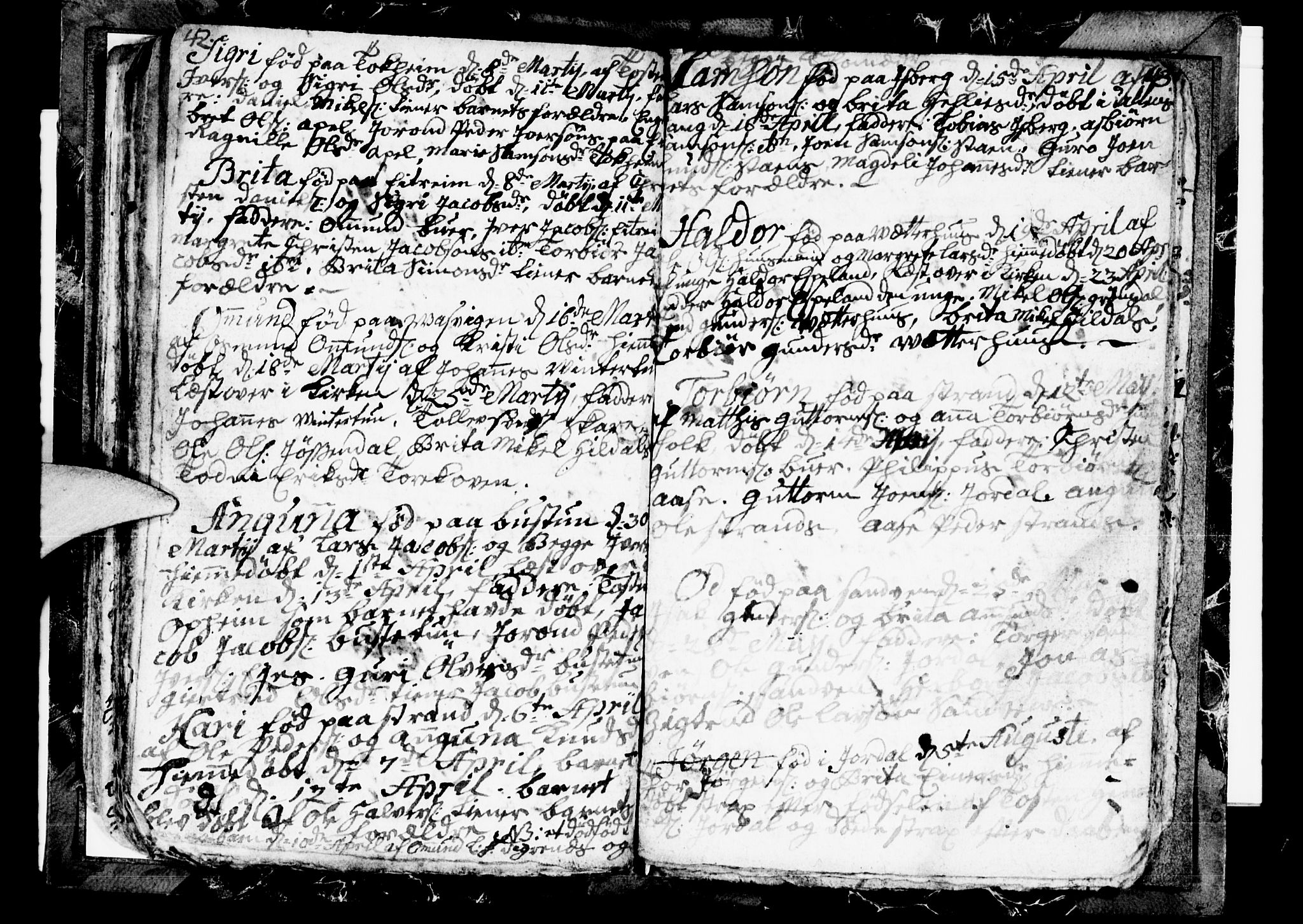 Odda Sokneprestembete, AV/SAB-A-77201/H/Hab: Parish register (copy) no. A 1, 1775-1778, p. 62-63