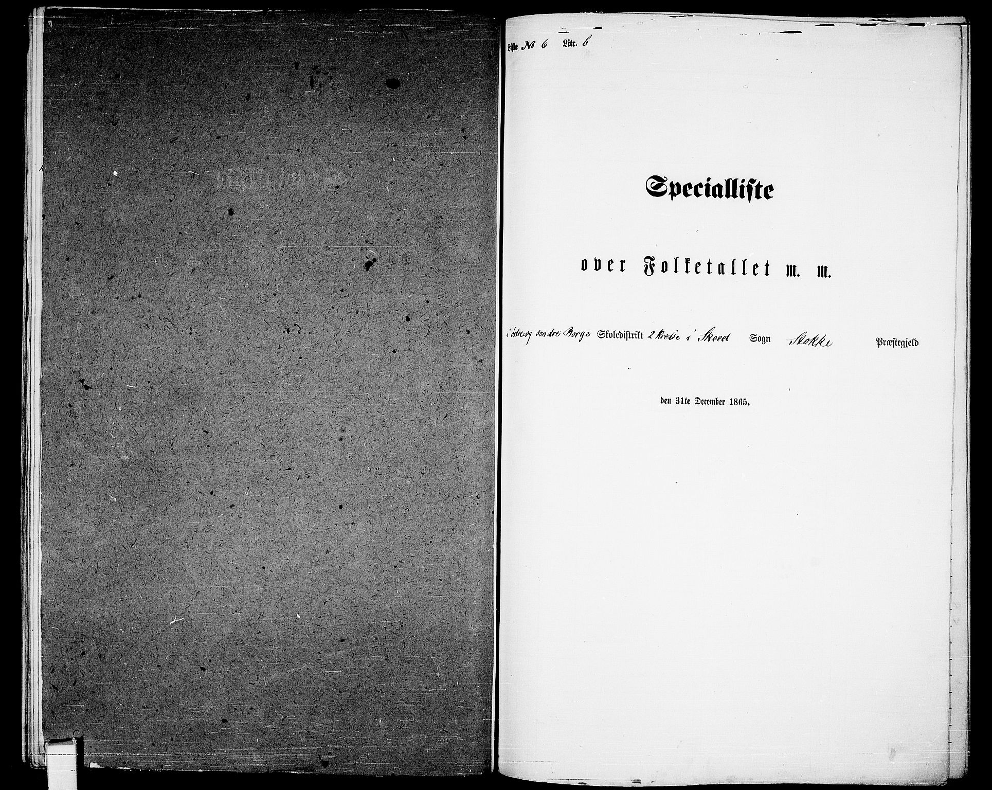 RA, 1865 census for Stokke, 1865, p. 142