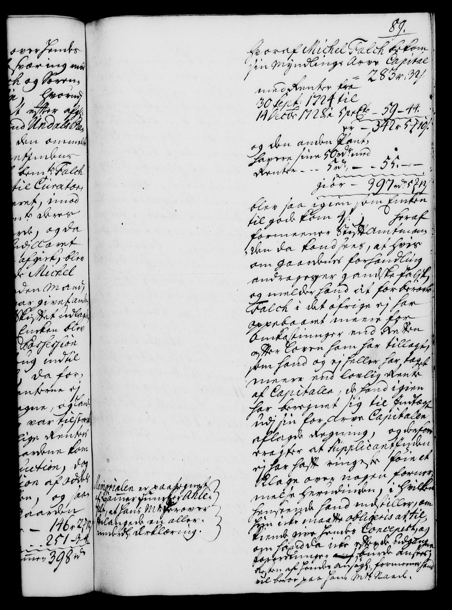 Rentekammeret, Kammerkanselliet, RA/EA-3111/G/Gh/Gha/L0019: Norsk ekstraktmemorialprotokoll (merket RK 53.64), 1736-1737, p. 89