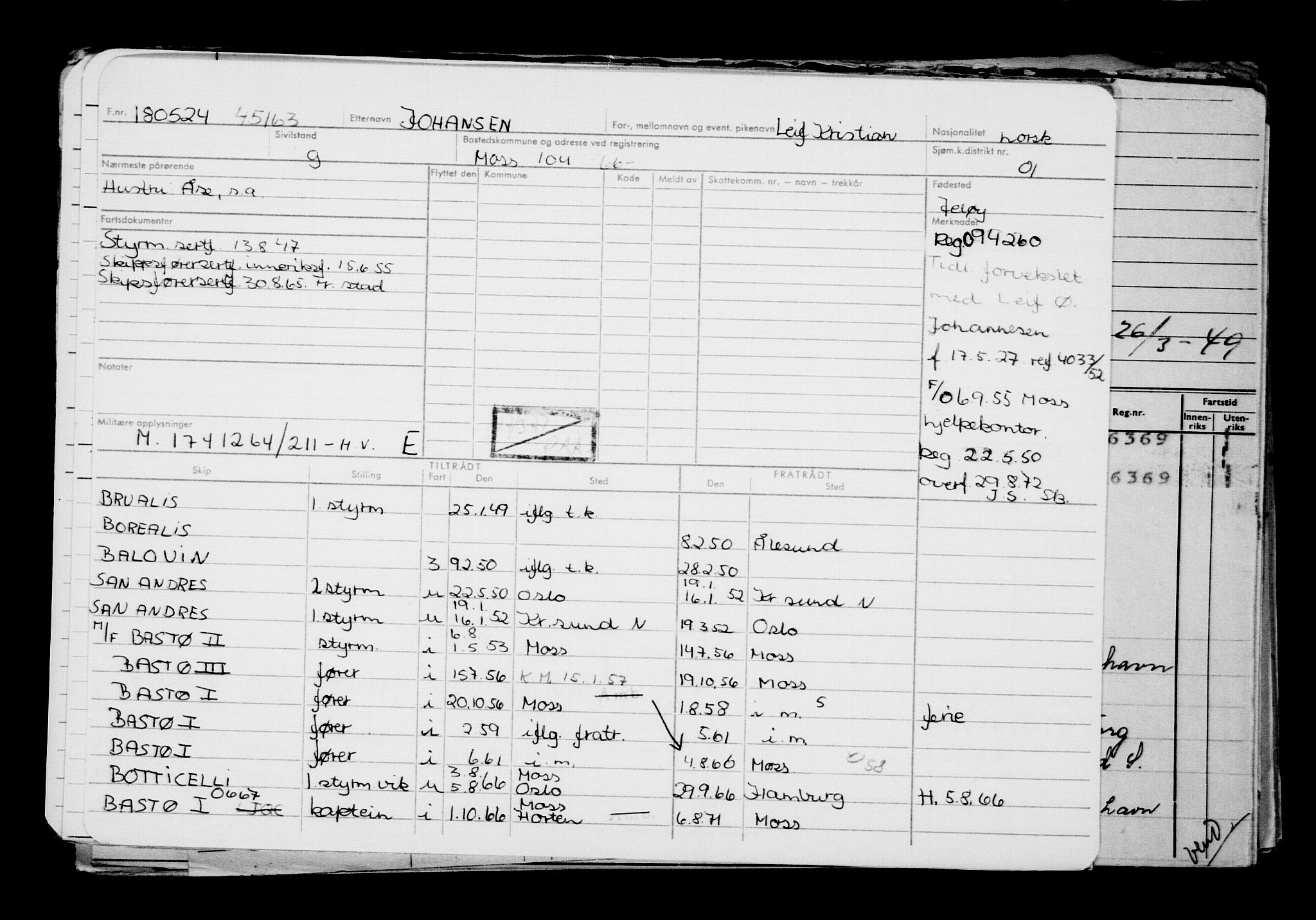 Direktoratet for sjømenn, AV/RA-S-3545/G/Gb/L0231: Hovedkort, 1924, p. 485