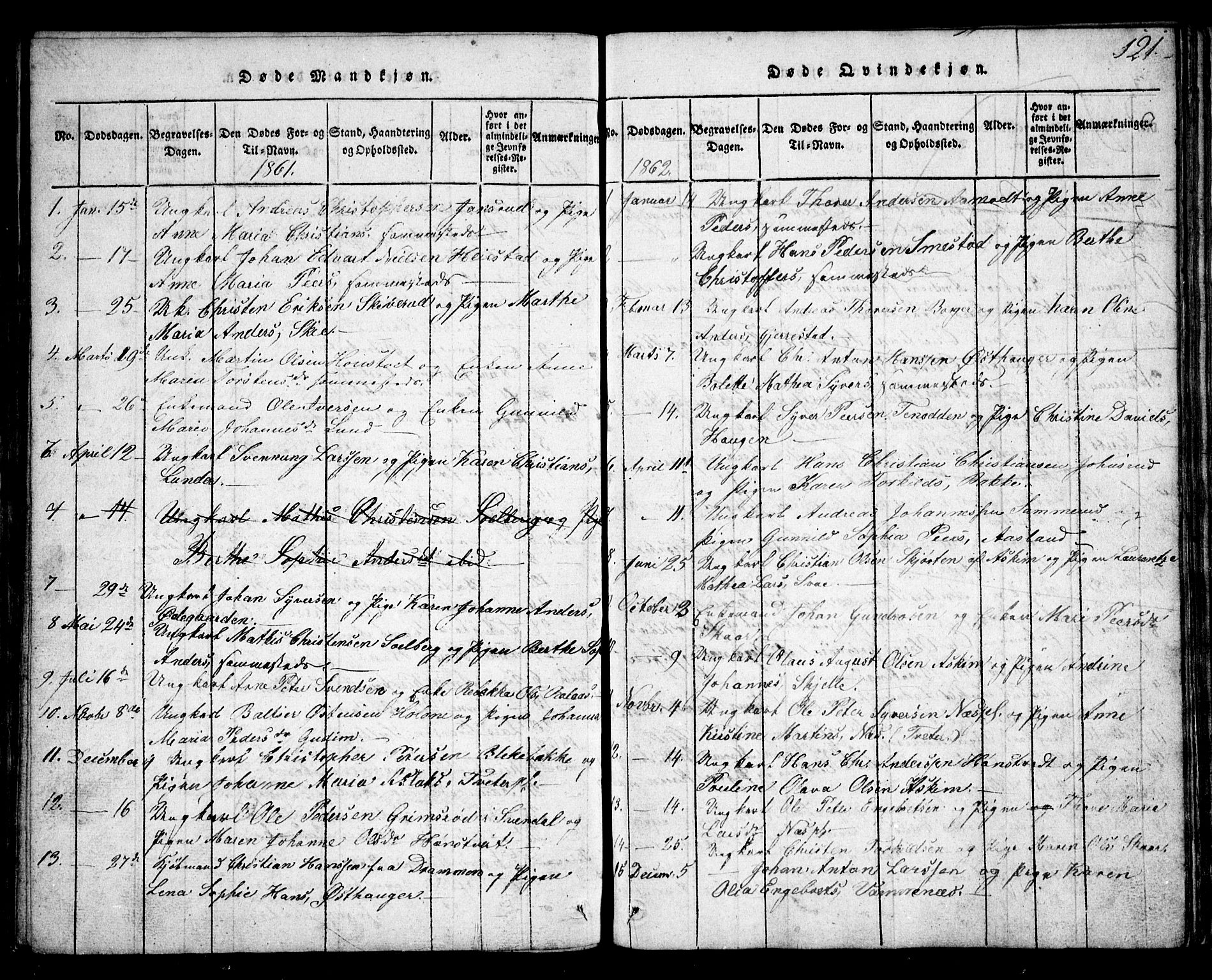 Skiptvet prestekontor Kirkebøker, SAO/A-20009/G/Ga/L0001: Parish register (copy) no. 1, 1815-1838, p. 121