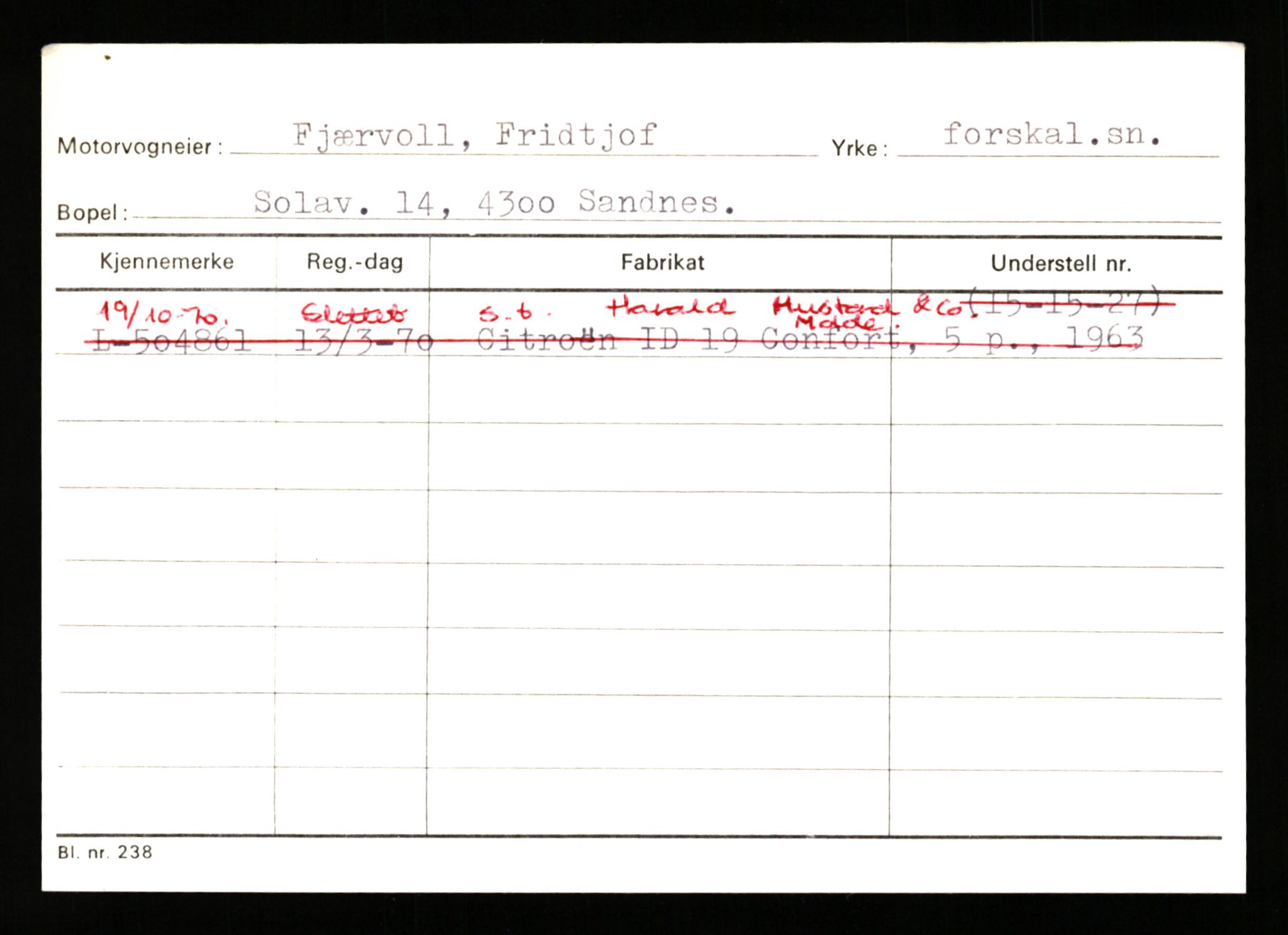 Stavanger trafikkstasjon, SAST/A-101942/0/H/L0009: Fjælberg - Fuglerud, 1930-1971, p. 469