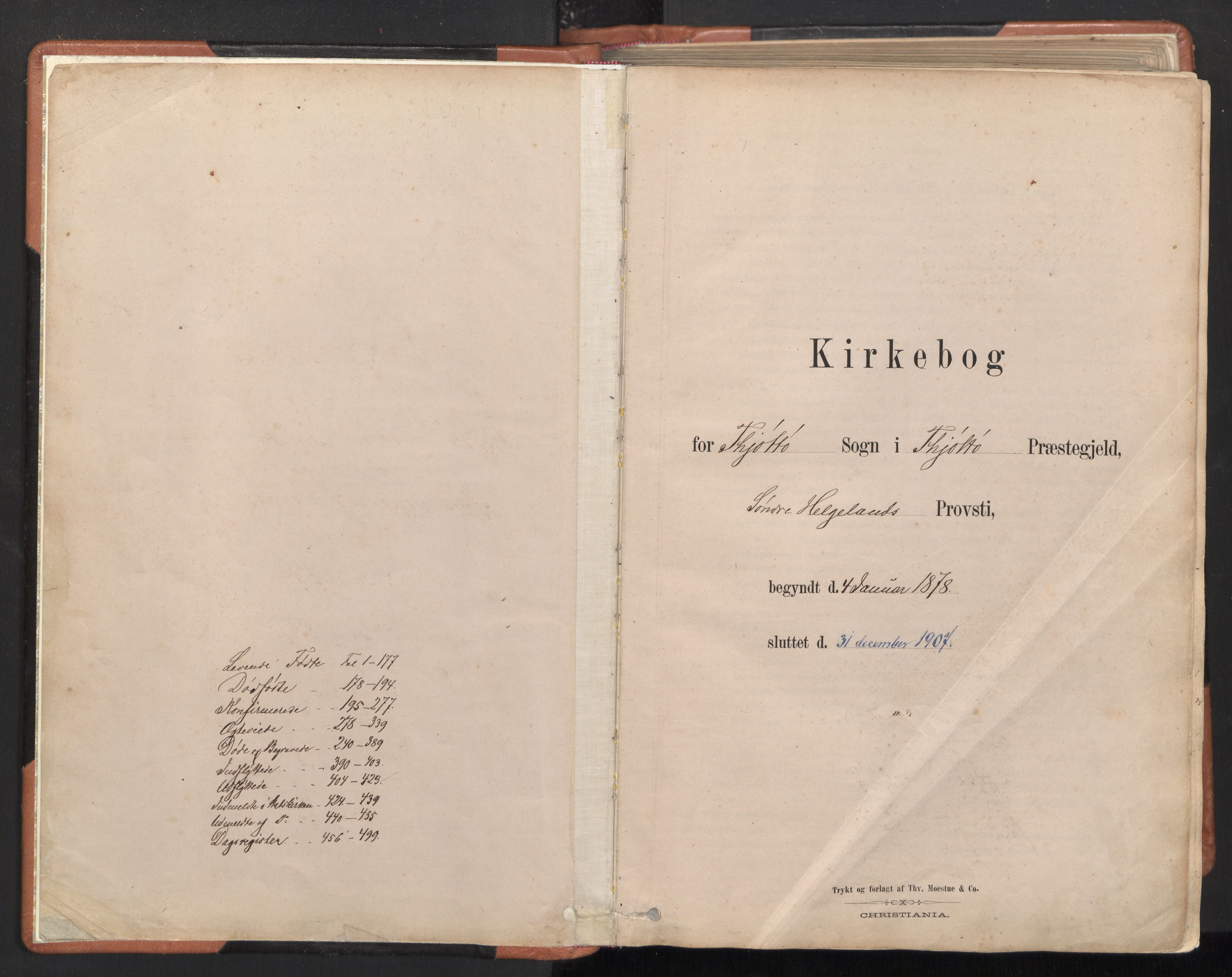 Ministerialprotokoller, klokkerbøker og fødselsregistre - Nordland, SAT/A-1459/817/L0264: Parish register (official) no. 817A04, 1878-1907