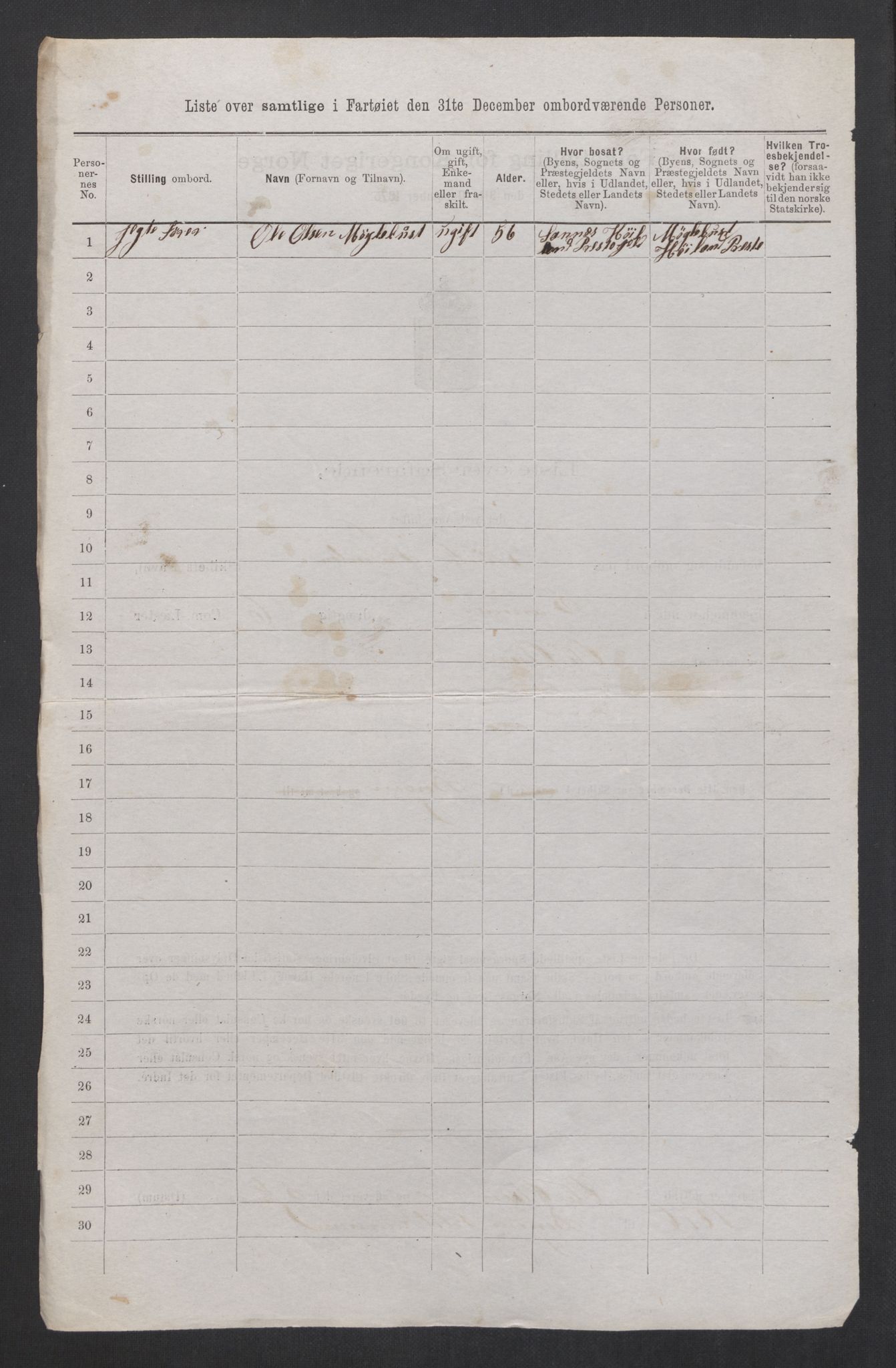 RA, 1875 census, lists of crew on ships: Ships in domestic ports, 1875, p. 466