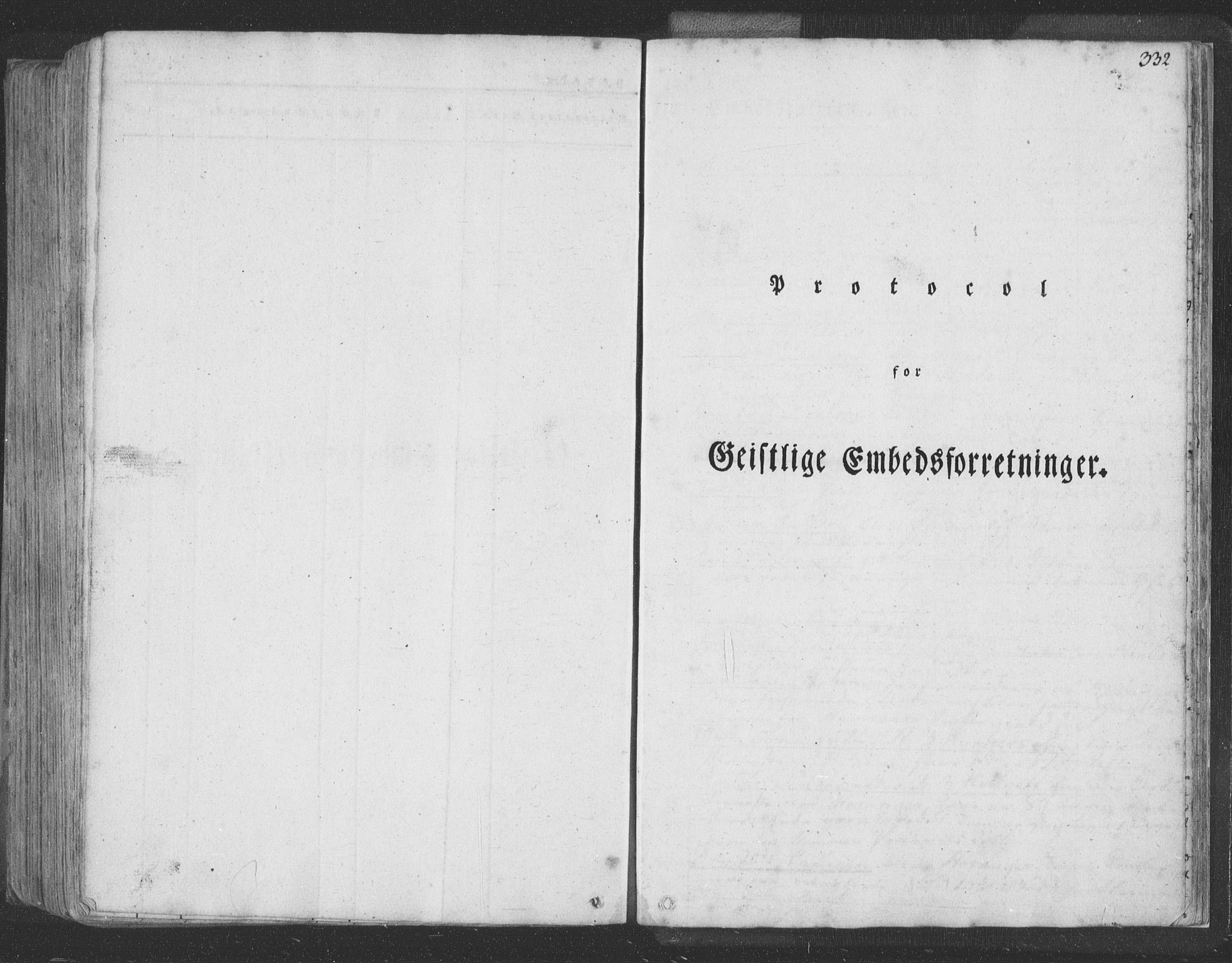 Hosanger sokneprestembete, AV/SAB-A-75801/H/Haa: Parish register (official) no. A 6, 1824-1835, p. 332