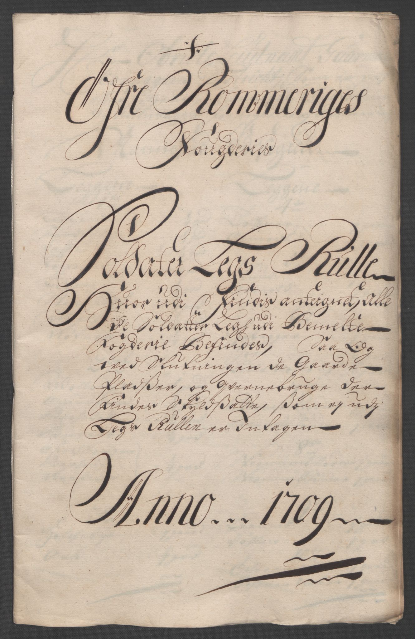 Rentekammeret inntil 1814, Reviderte regnskaper, Fogderegnskap, AV/RA-EA-4092/R12/L0719: Fogderegnskap Øvre Romerike, 1708-1709, p. 353