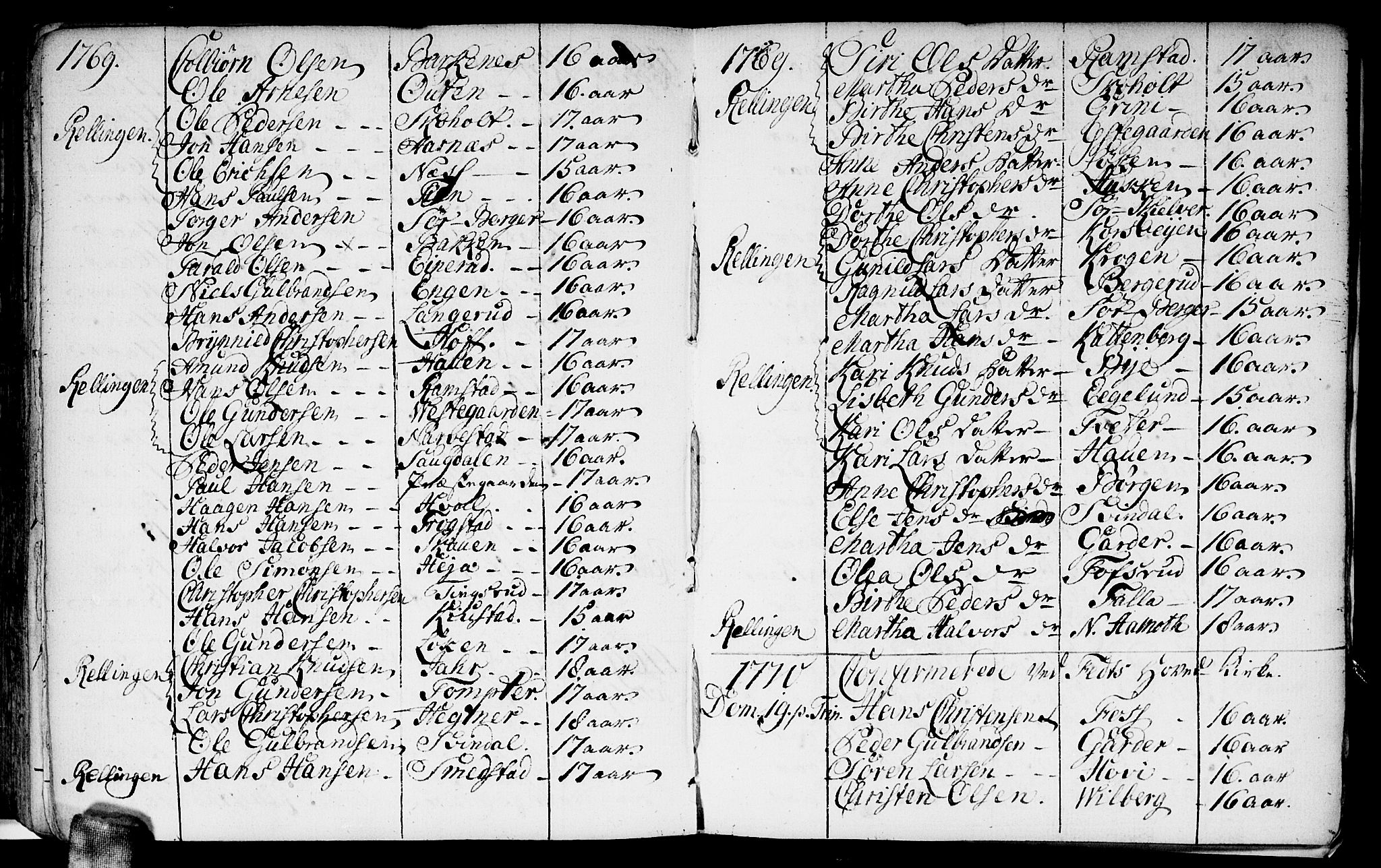 Fet prestekontor Kirkebøker, AV/SAO-A-10370a/F/Fa/L0004: Parish register (official) no. I 4, 1751-1773, p. 185