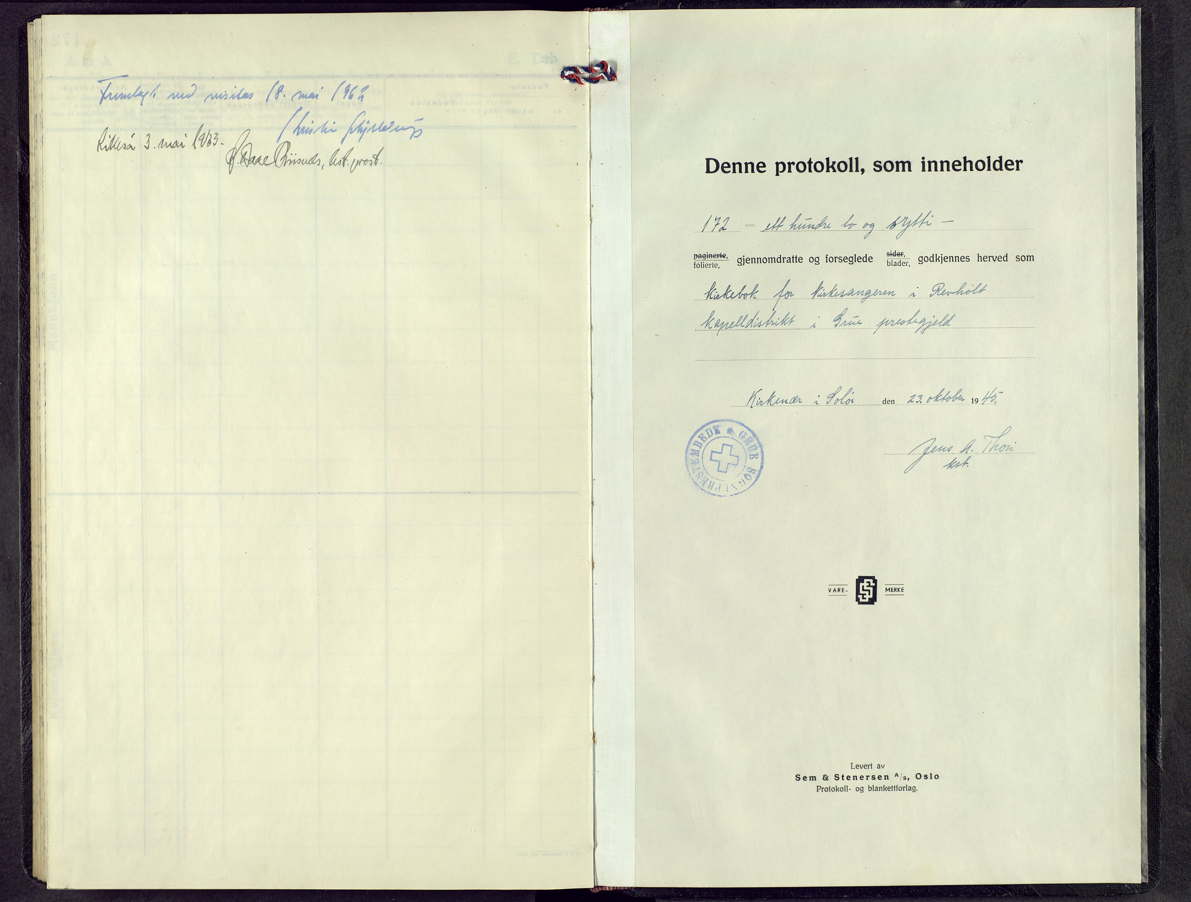 Grue prestekontor, AV/SAH-PREST-036/H/Ha/Hab/L0010: Parish register (copy) no. 10, 1943-1970