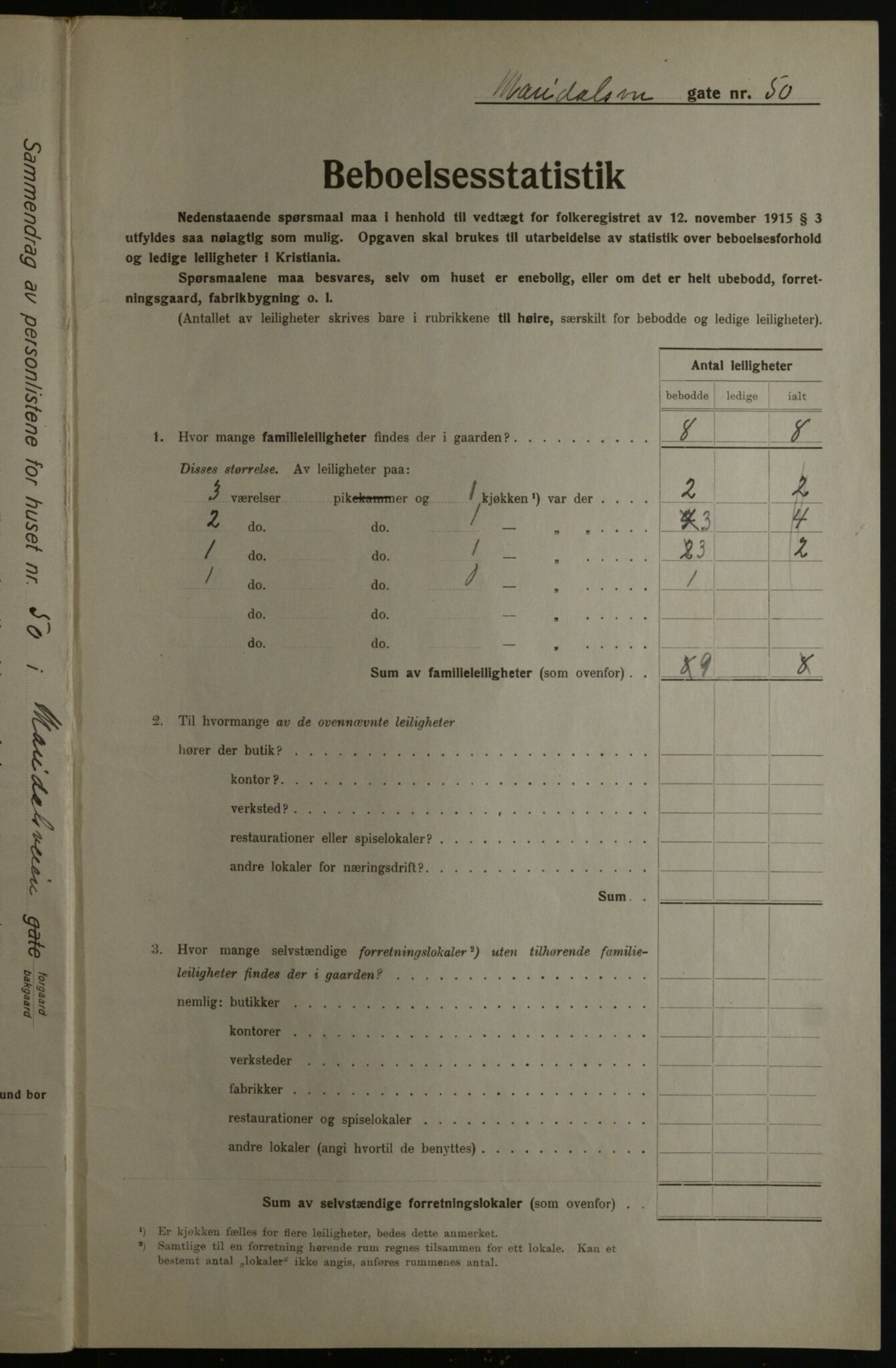 OBA, Municipal Census 1923 for Kristiania, 1923, p. 68136