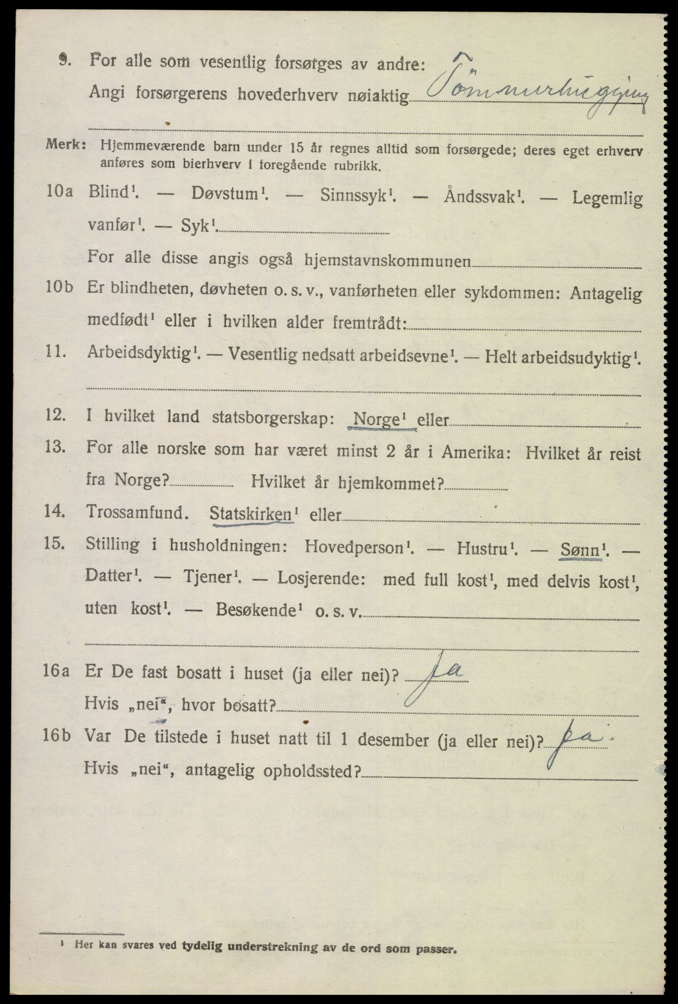 SAH, 1920 census for Østre Gausdal, 1920, p. 5823