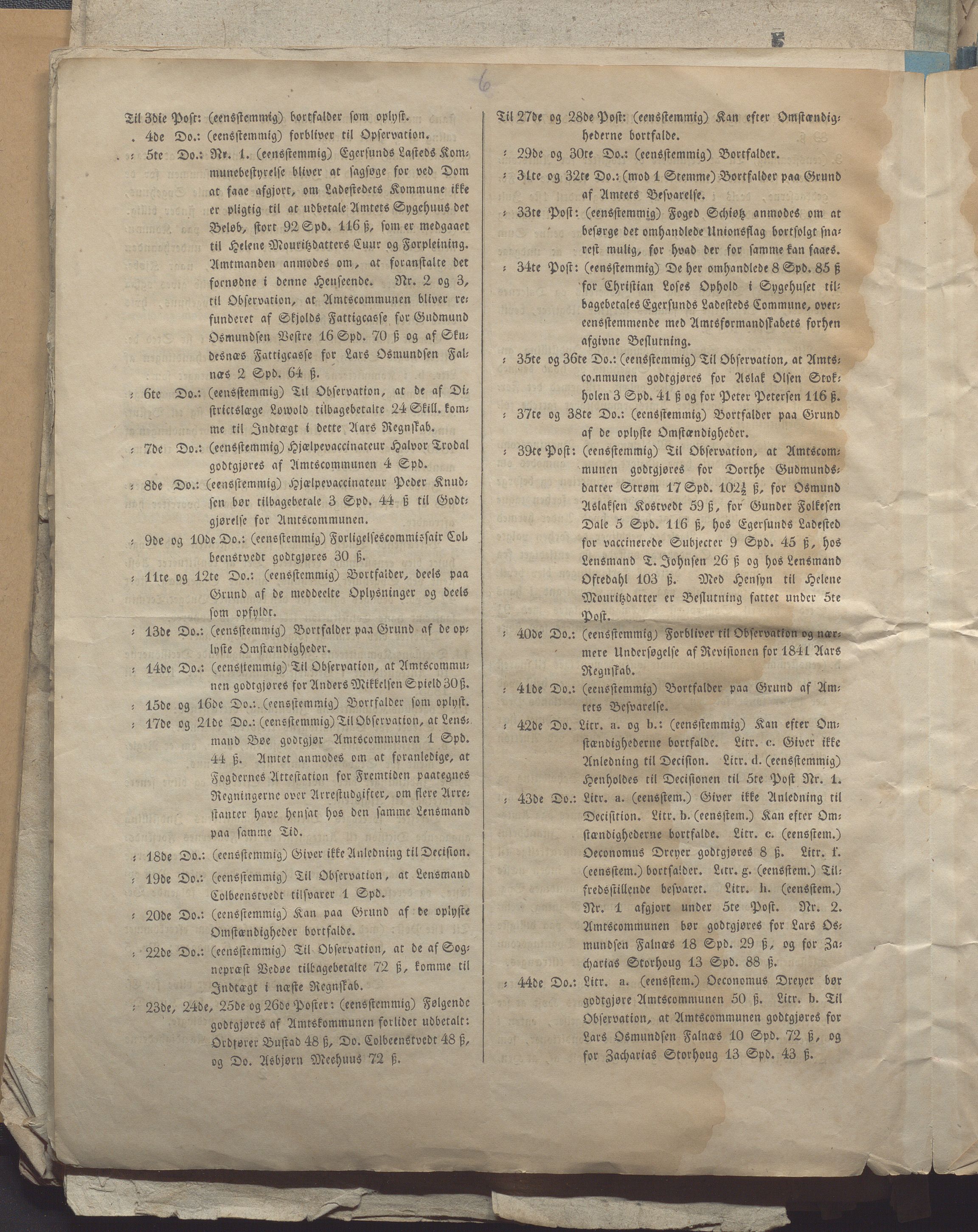 Rogaland fylkeskommune - Fylkesrådmannen , IKAR/A-900/A, 1838-1848, p. 72