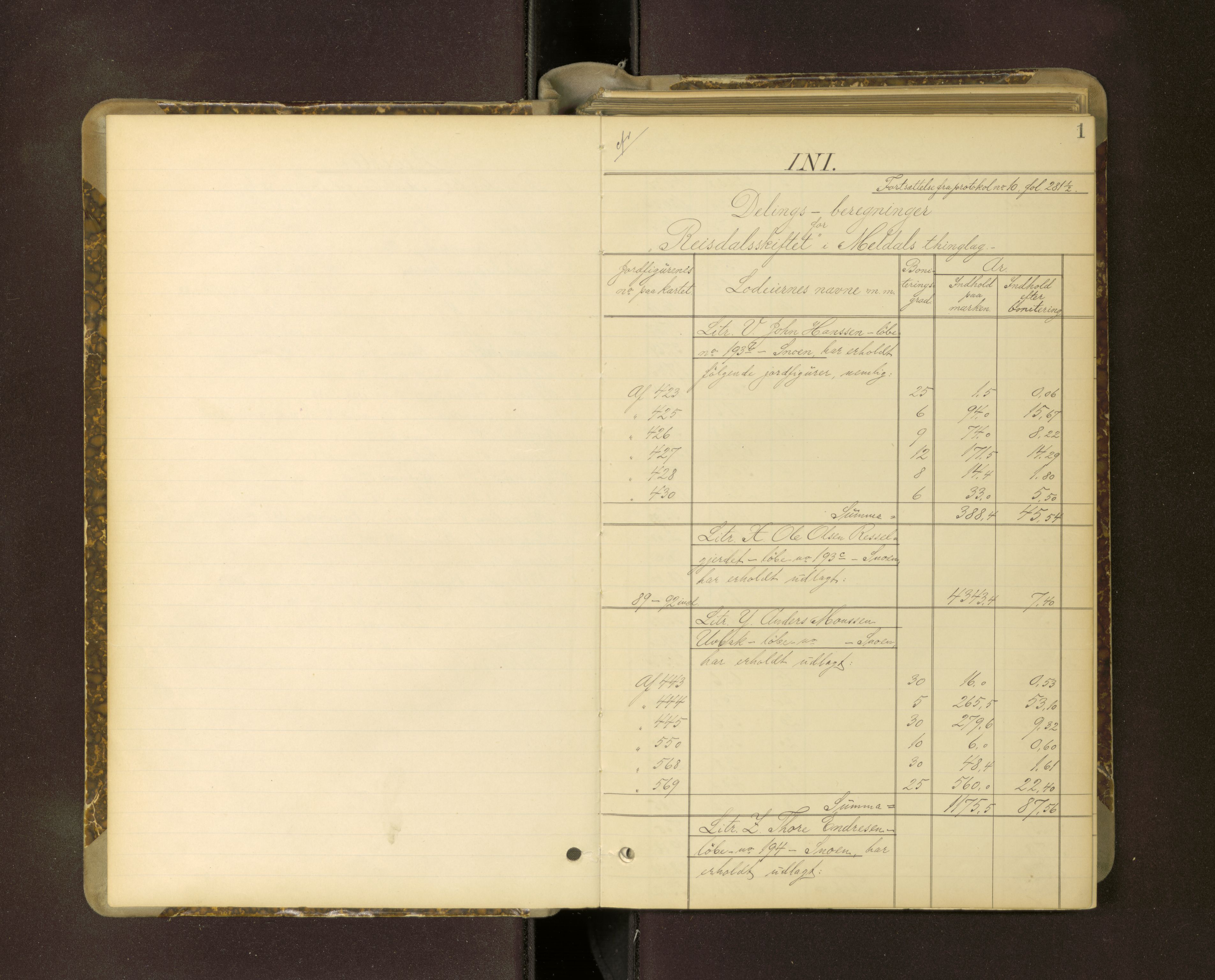 Sør-Trøndelag jordskifterett, AV/SAT-A-4522/1/F/L0051: Utskiftningsprotokoll 11, 1892-1895