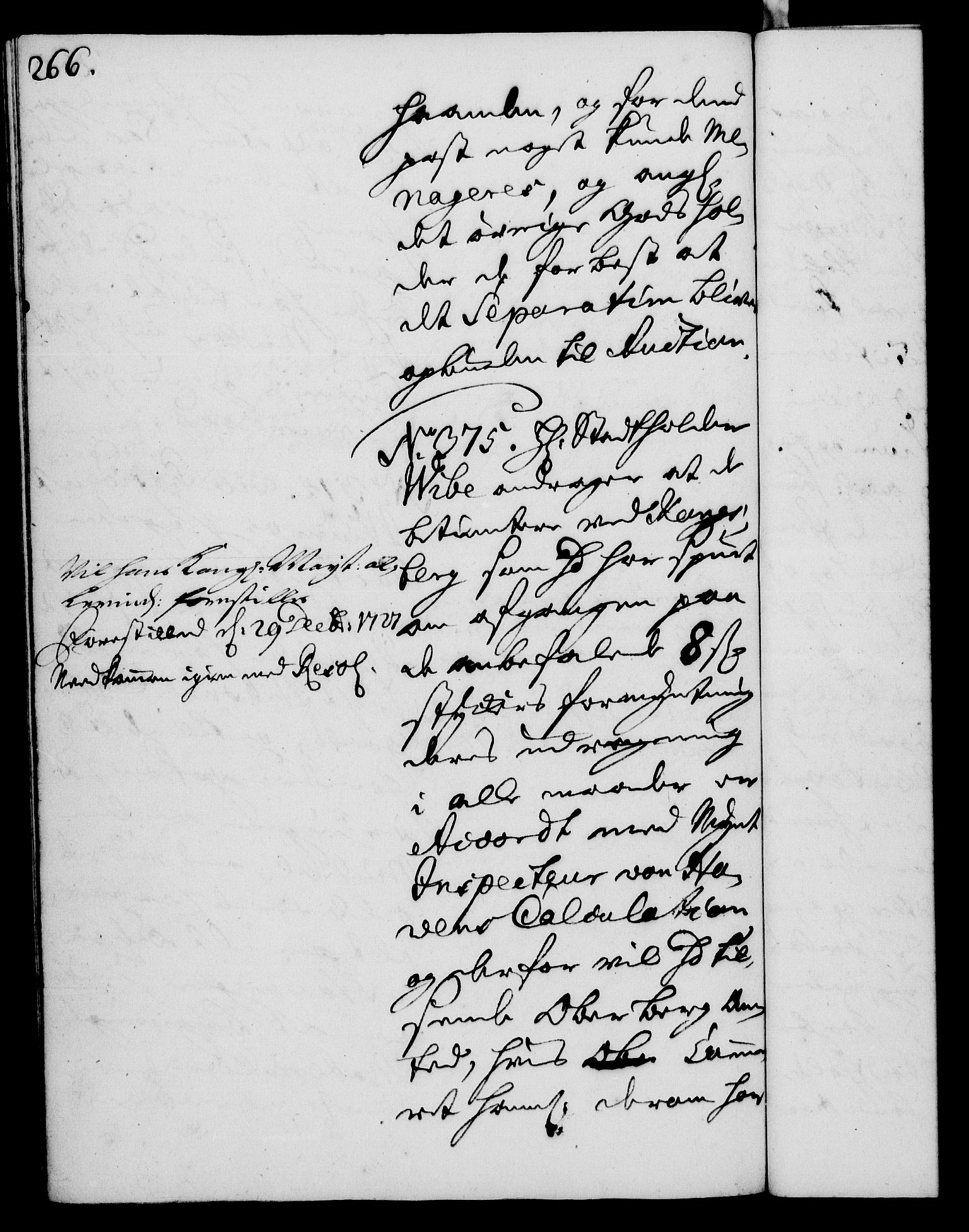 Rentekammeret, Kammerkanselliet, RA/EA-3111/G/Gh/Gha/L0009: Norsk ekstraktmemorialprotokoll (merket RK 53.54), 1726-1728, p. 266