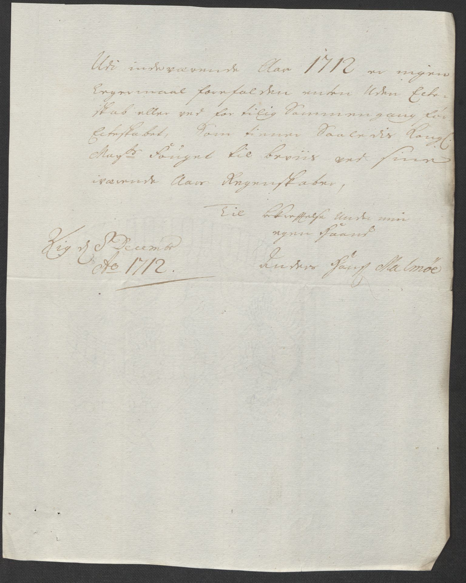 Rentekammeret inntil 1814, Reviderte regnskaper, Fogderegnskap, RA/EA-4092/R43/L2555: Fogderegnskap Lista og Mandal, 1712, p. 194