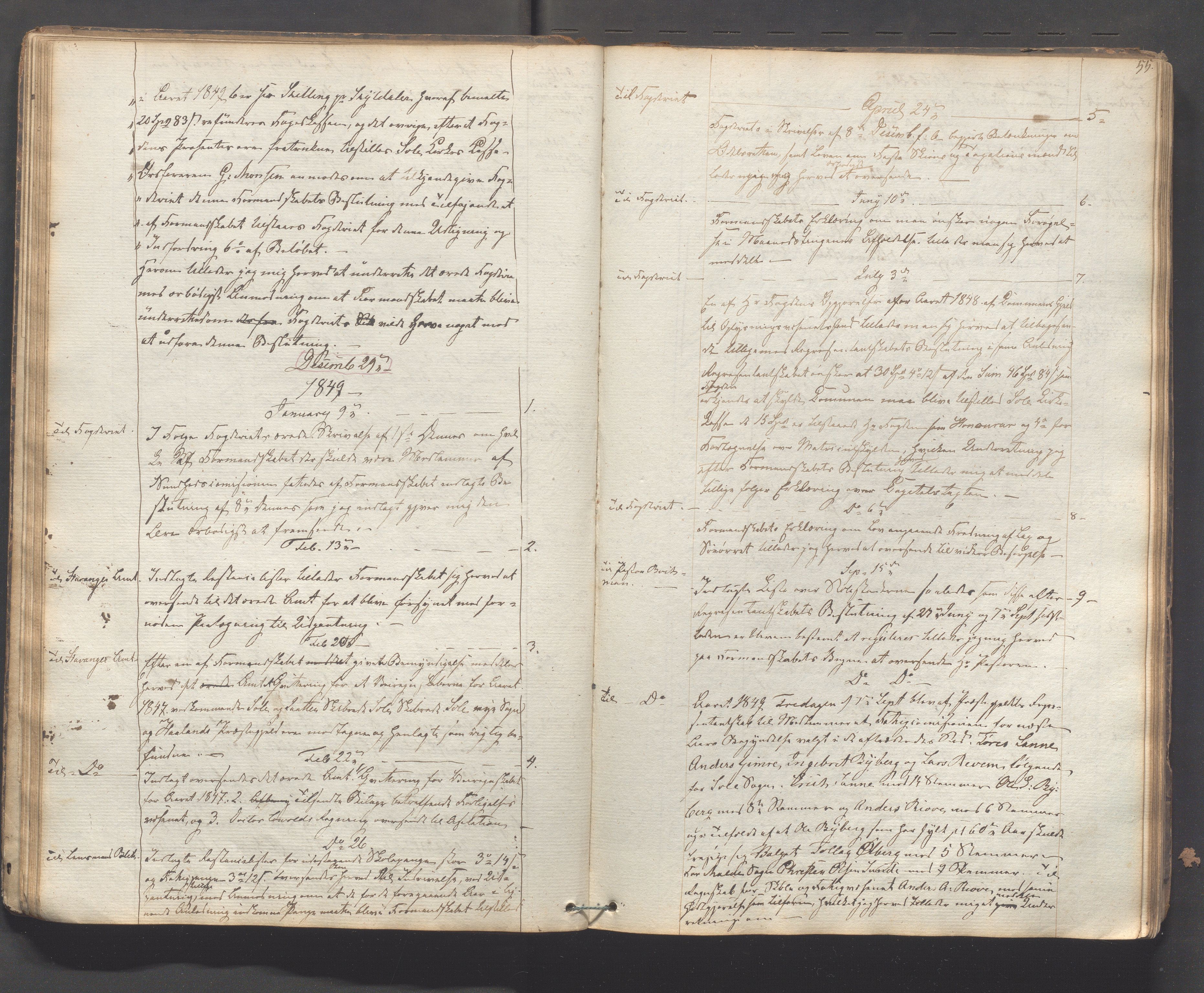 Håland kommune - Formannskapet, IKAR/K-101851/B/L0001: Kopibok, 1837-1898, p. 55