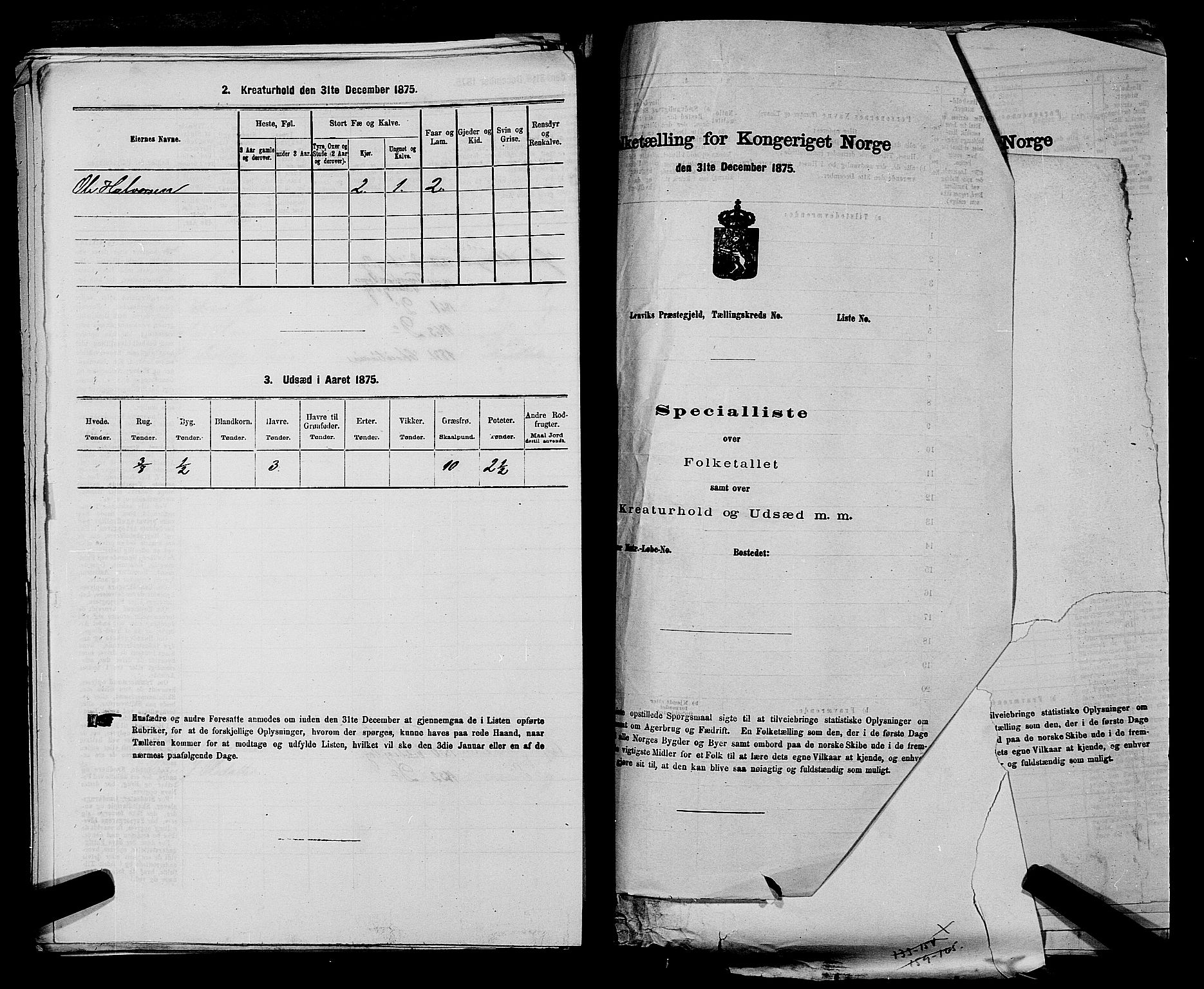 RA, 1875 census for 0125P Eidsberg, 1875, p. 1355