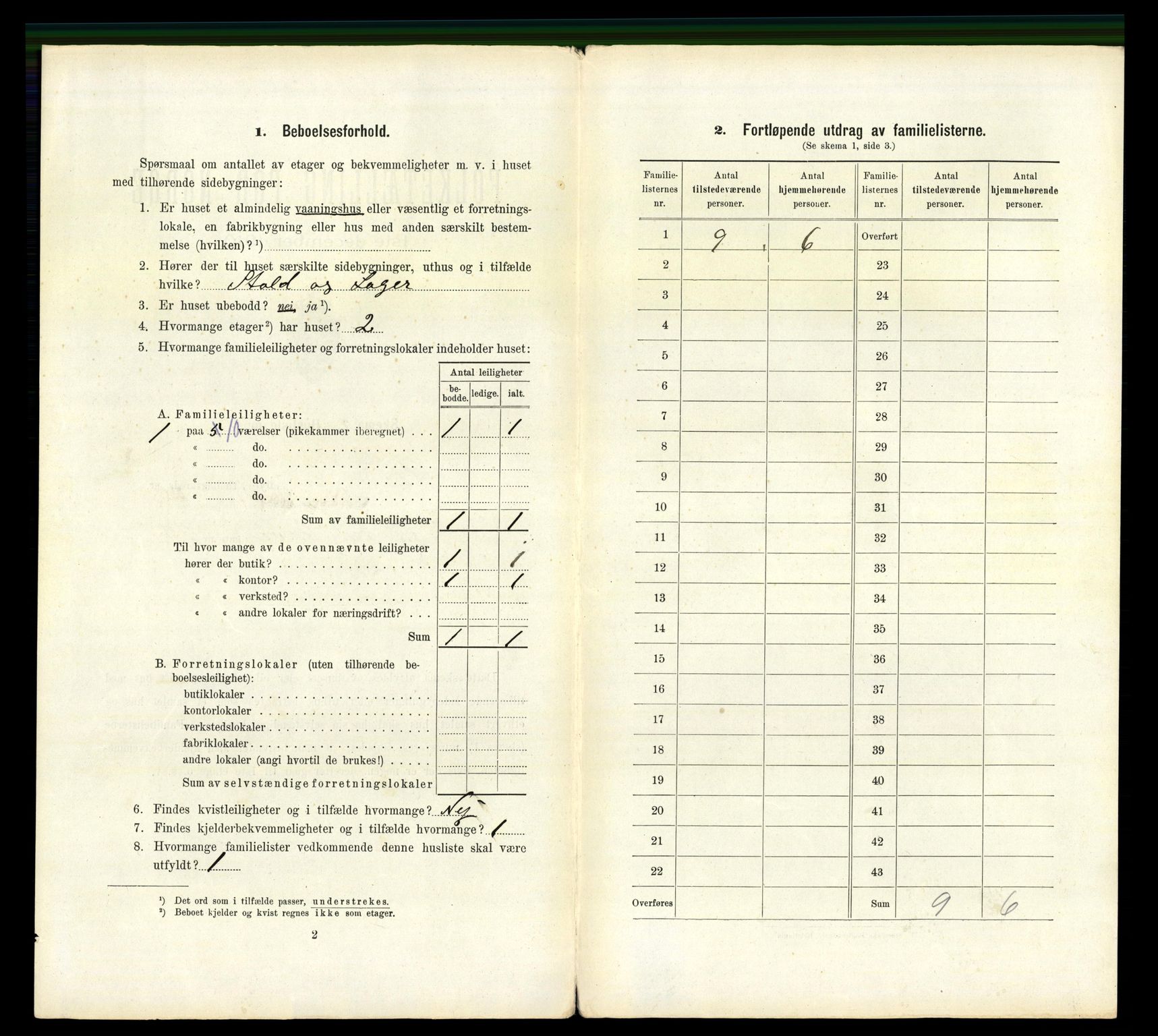 RA, 1910 census for Steinkjer, 1910, p. 691