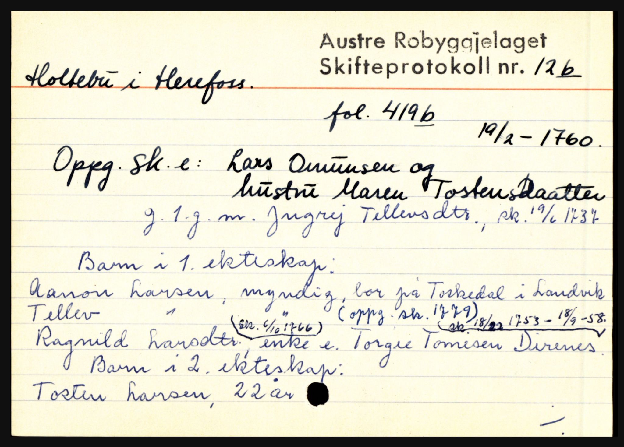 Østre Råbyggelag sorenskriveri, AV/SAK-1221-0016/H, p. 5085