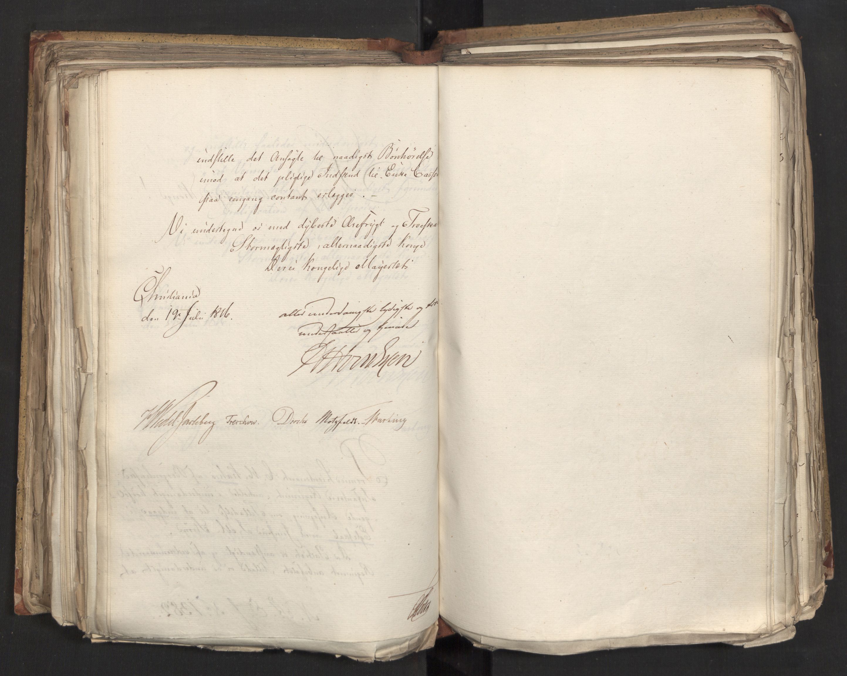 Statsrådsavdelingen i Stockholm, AV/RA-S-1003/D/Da/L0006: Regjeringsinnstillinger nr. 1247-1544, 1816, p. 262