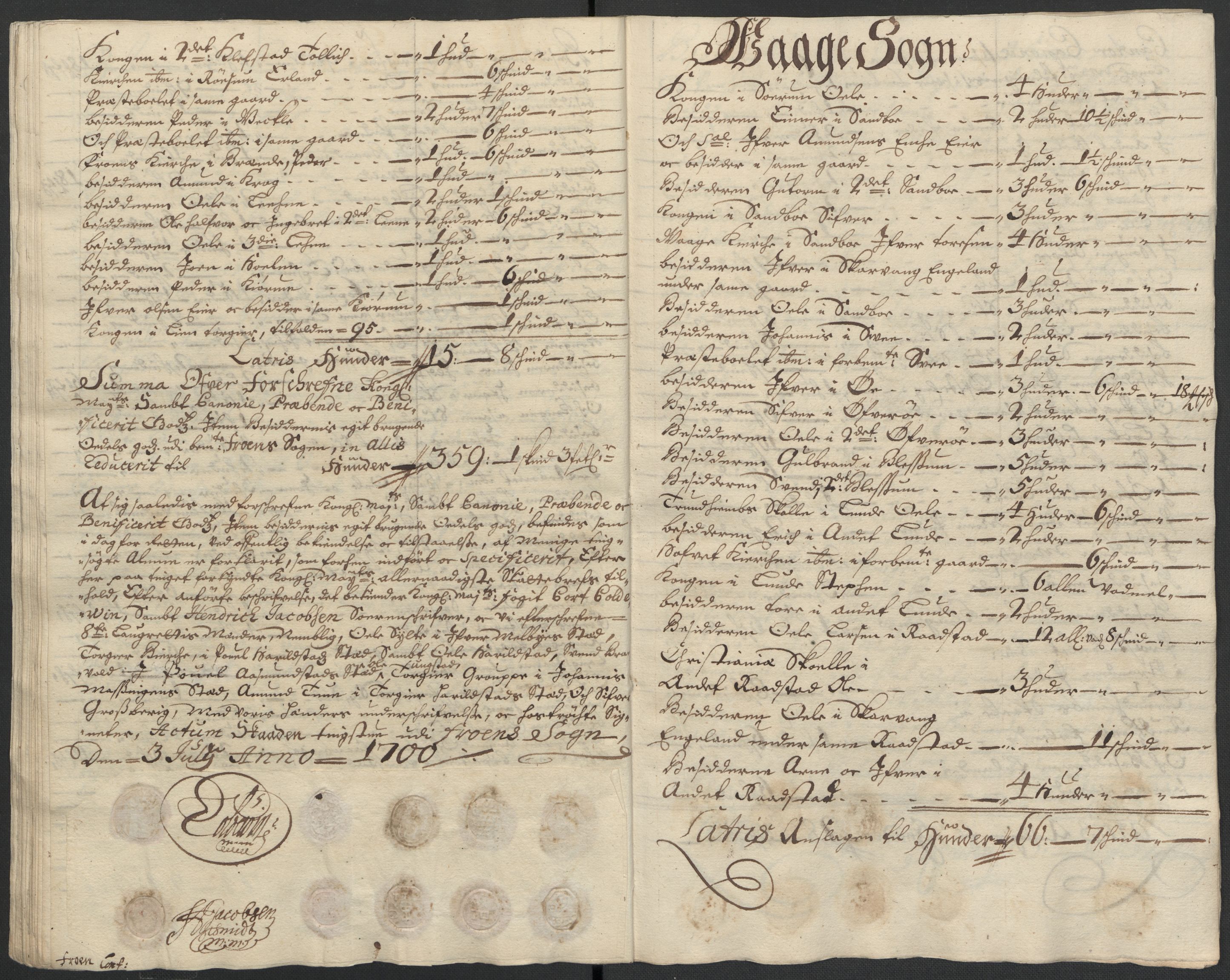 Rentekammeret inntil 1814, Reviderte regnskaper, Fogderegnskap, AV/RA-EA-4092/R17/L1173: Fogderegnskap Gudbrandsdal, 1700, p. 182