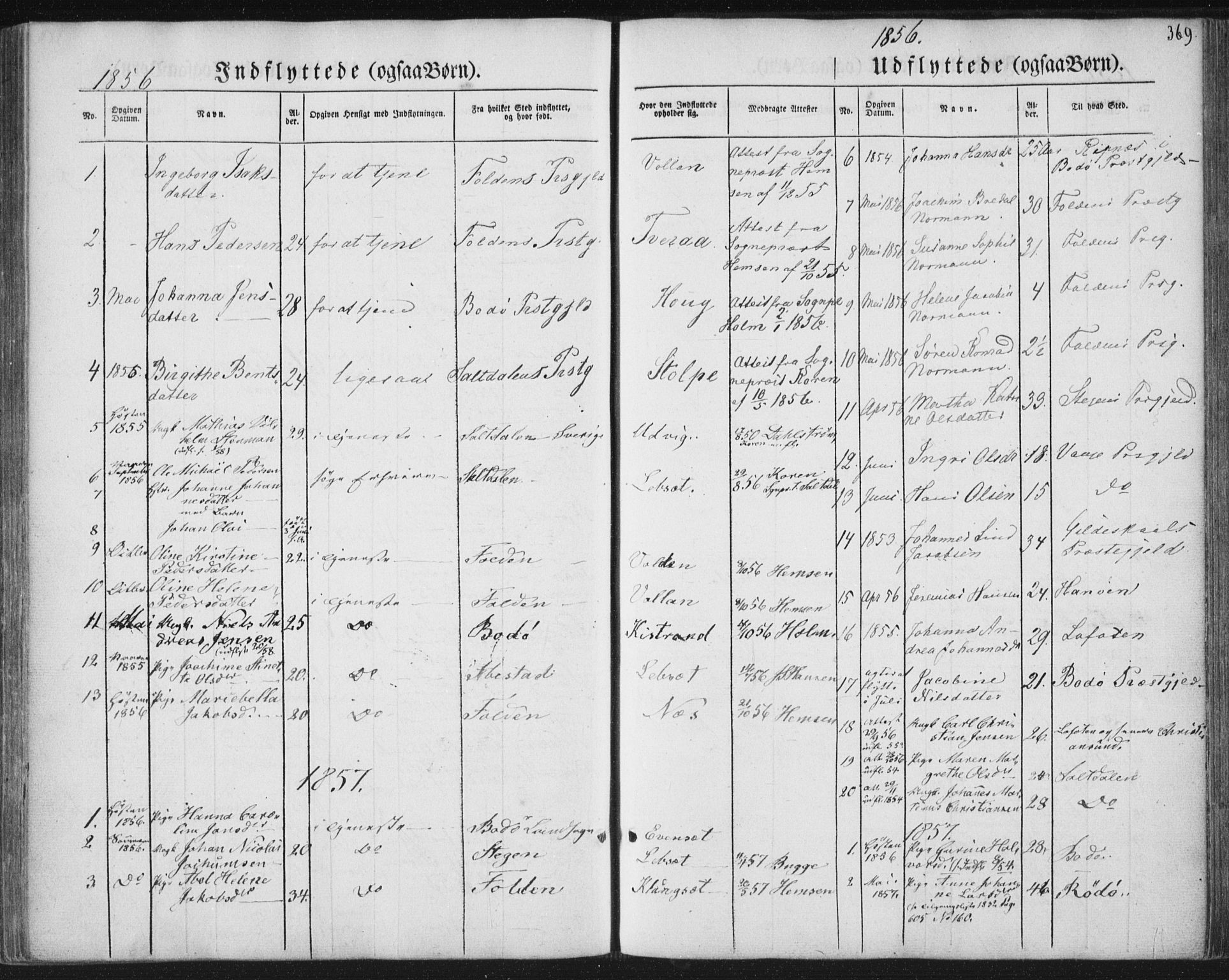 Ministerialprotokoller, klokkerbøker og fødselsregistre - Nordland, AV/SAT-A-1459/852/L0738: Parish register (official) no. 852A08, 1849-1865, p. 369