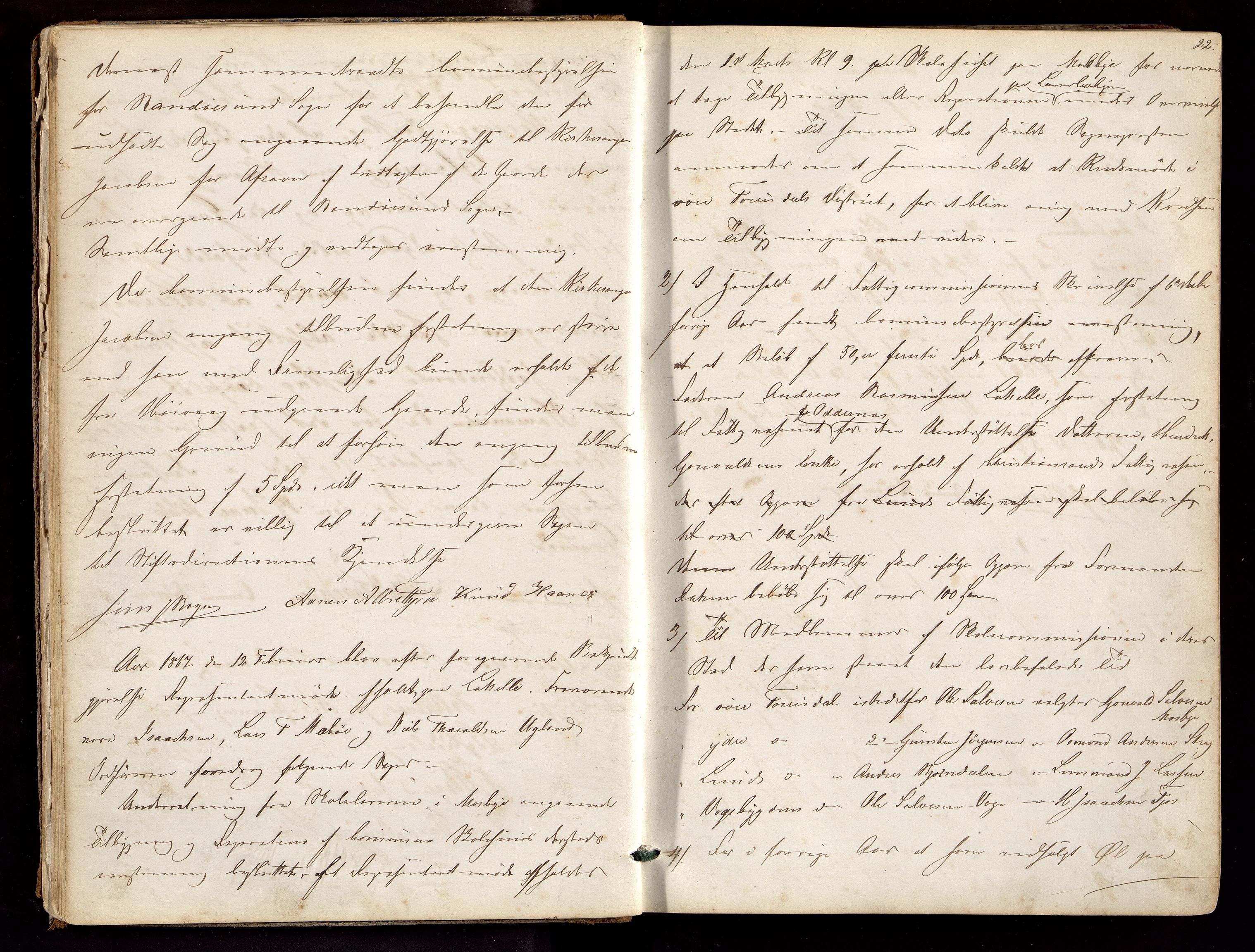 Oddernes kommune - Formannskapet, ARKSOR/1001OD120/A/Aa/L0002: Møtebok (d), 1865-1881, p. 22