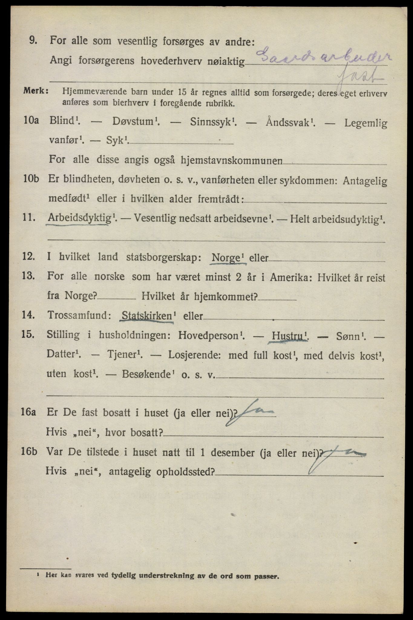 SAO, 1920 census for Asker, 1920, p. 14063