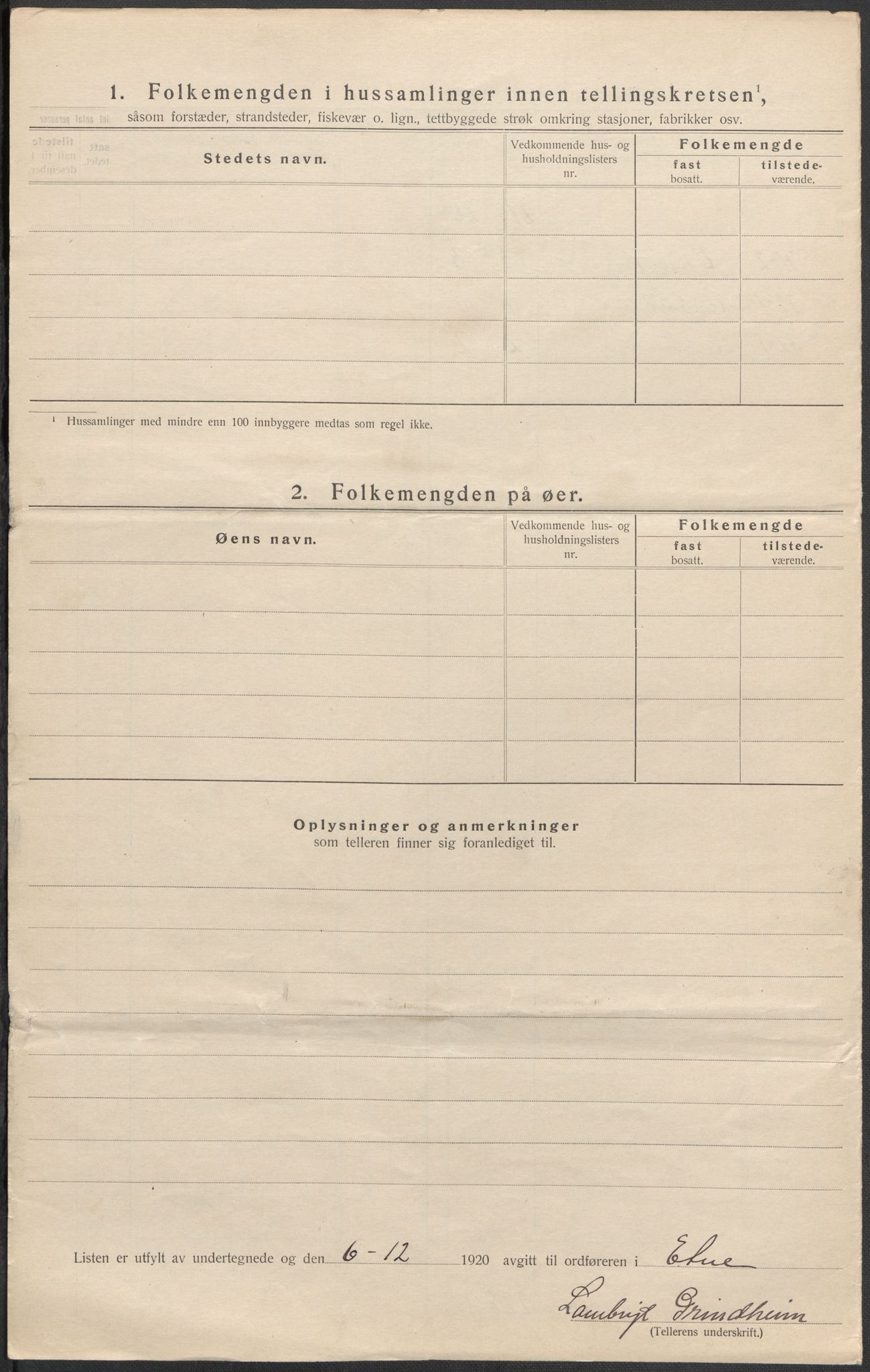 SAB, 1920 census for Etne, 1920, p. 21