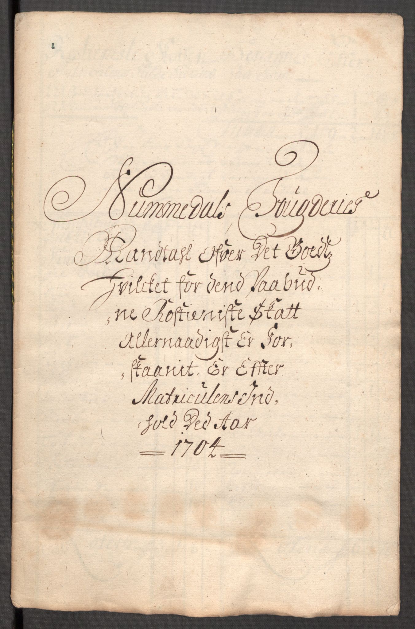 Rentekammeret inntil 1814, Reviderte regnskaper, Fogderegnskap, RA/EA-4092/R64/L4428: Fogderegnskap Namdal, 1703-1704, p. 407