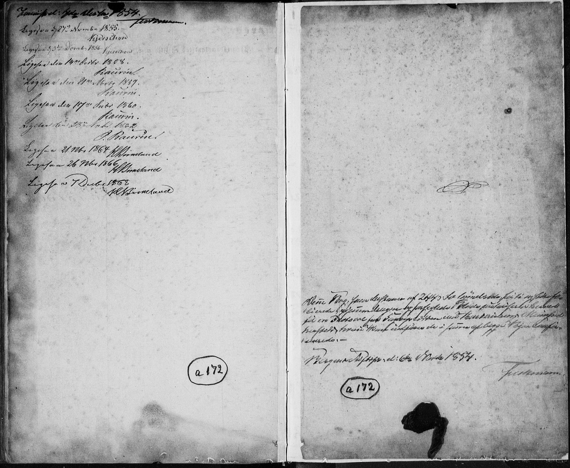 Korskirken sokneprestembete, SAB/A-76101/H/Haa/L0027: Parish register (official) no. C 3, 1854-1868