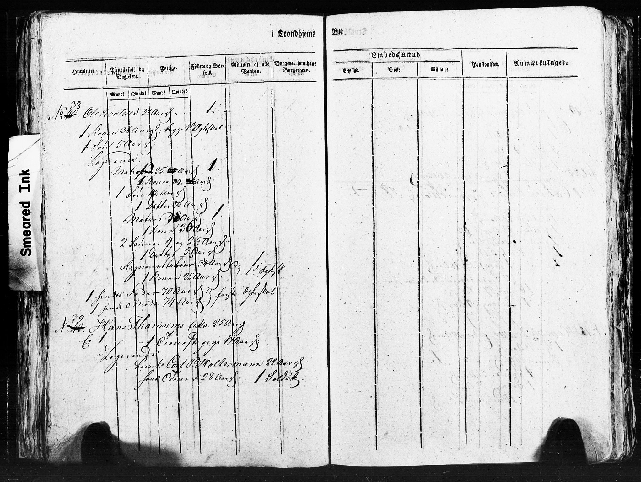 SAT, Census 1815 for Trondheim (transcript), 1815, p. 272