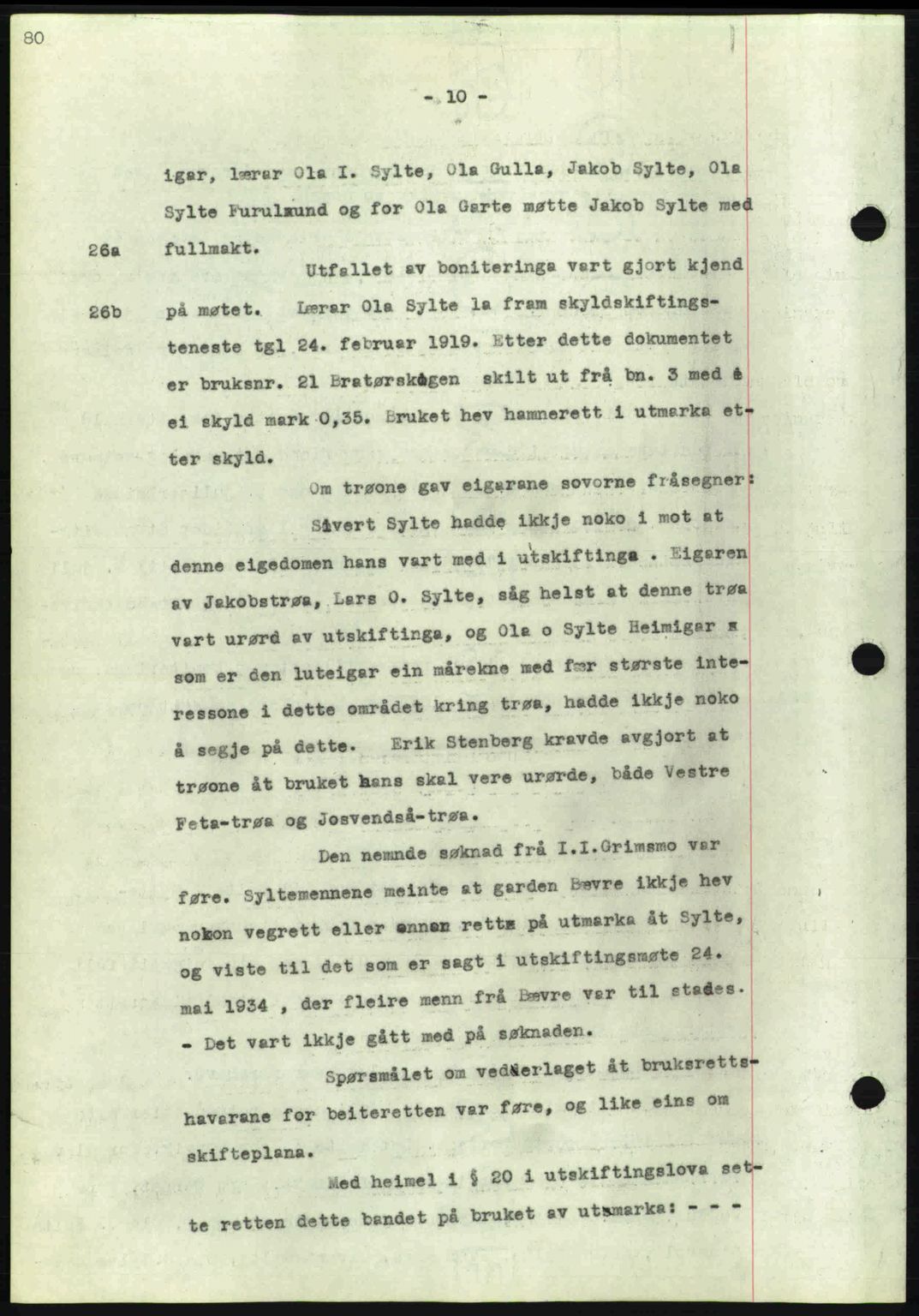 Nordmøre sorenskriveri, AV/SAT-A-4132/1/2/2Ca: Mortgage book no. A81, 1937-1937, Diary no: : 588/1937