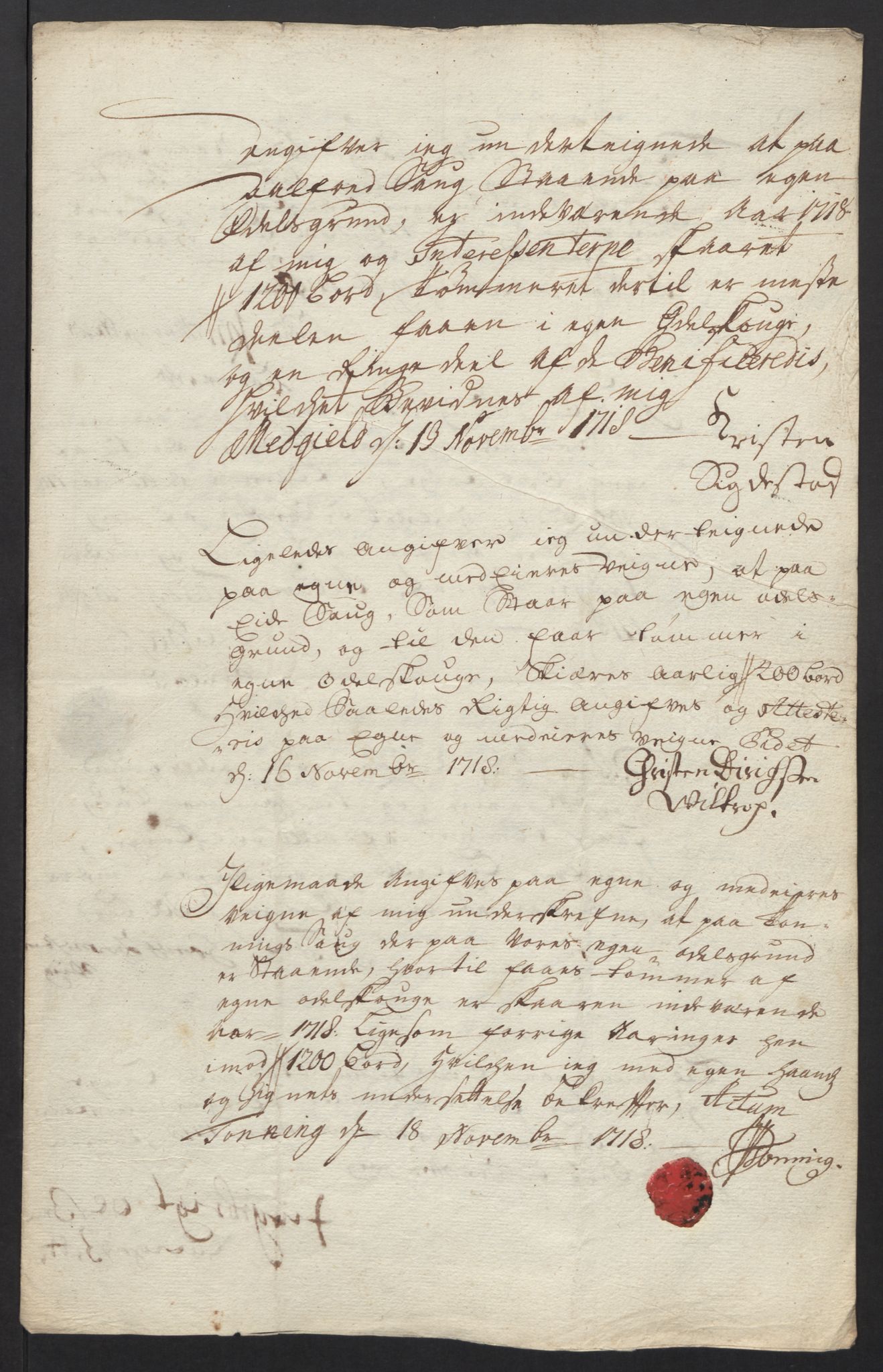 Rentekammeret inntil 1814, Reviderte regnskaper, Fogderegnskap, AV/RA-EA-4092/R53/L3441: Fogderegnskap Sunn- og Nordfjord, 1717-1718, p. 310