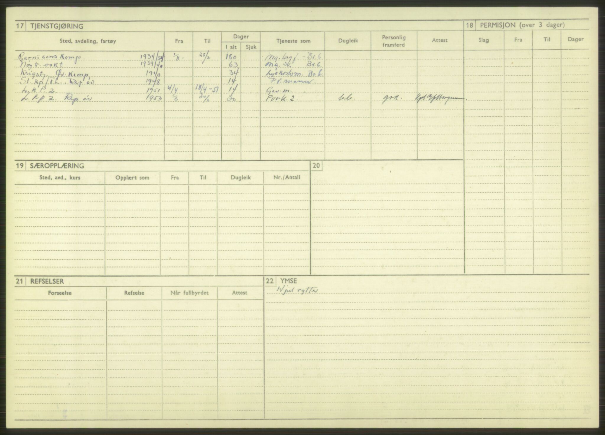 Forsvaret, Varanger bataljon, AV/RA-RAFA-2258/1/D/L0444: Rulleblad for menige født 1913-1914, 1913-1914, p. 35