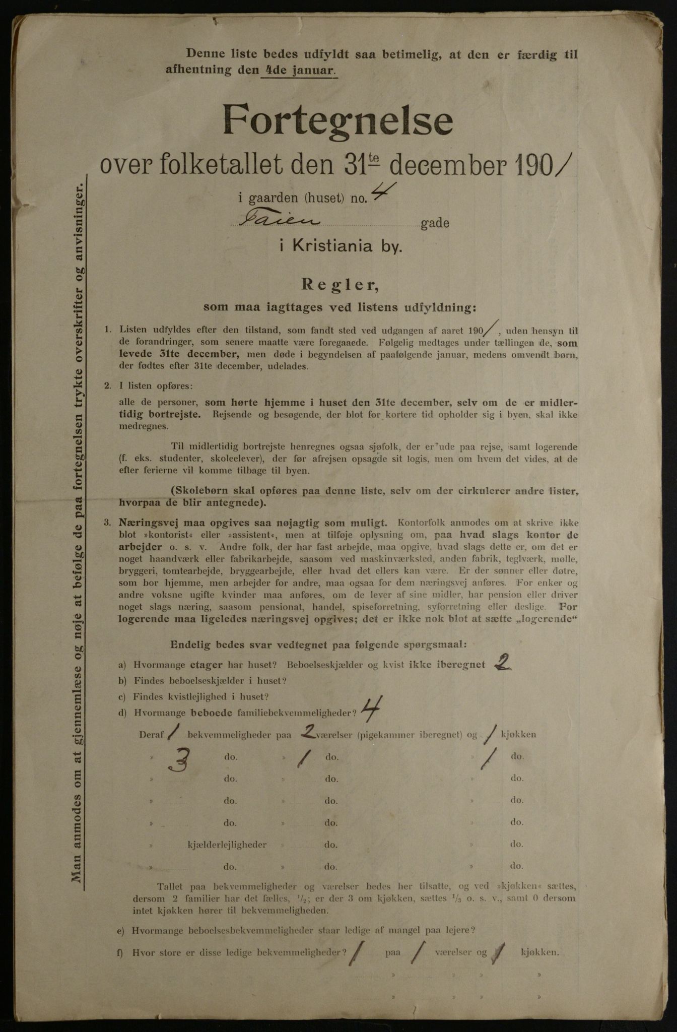 OBA, Municipal Census 1901 for Kristiania, 1901, p. 18062