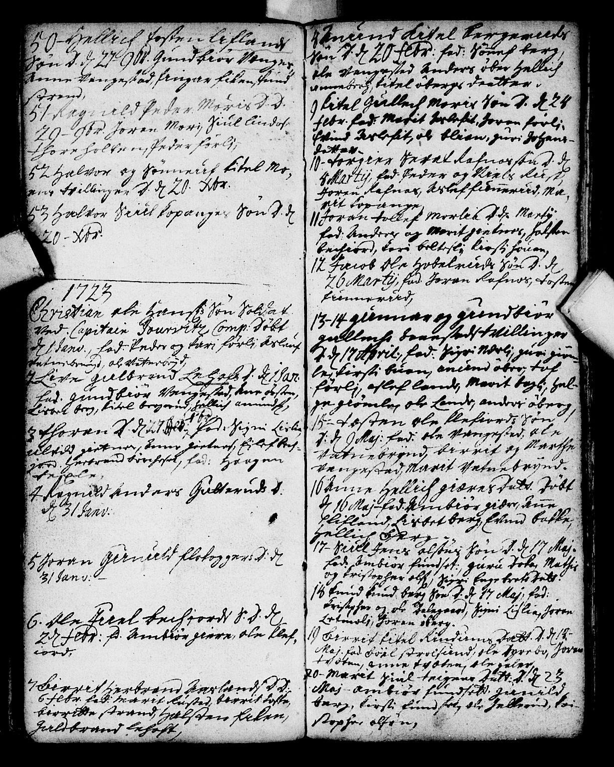 Flesberg kirkebøker, SAKO/A-18/F/Fa/L0001: Parish register (official) no. I 1, 1688-1725